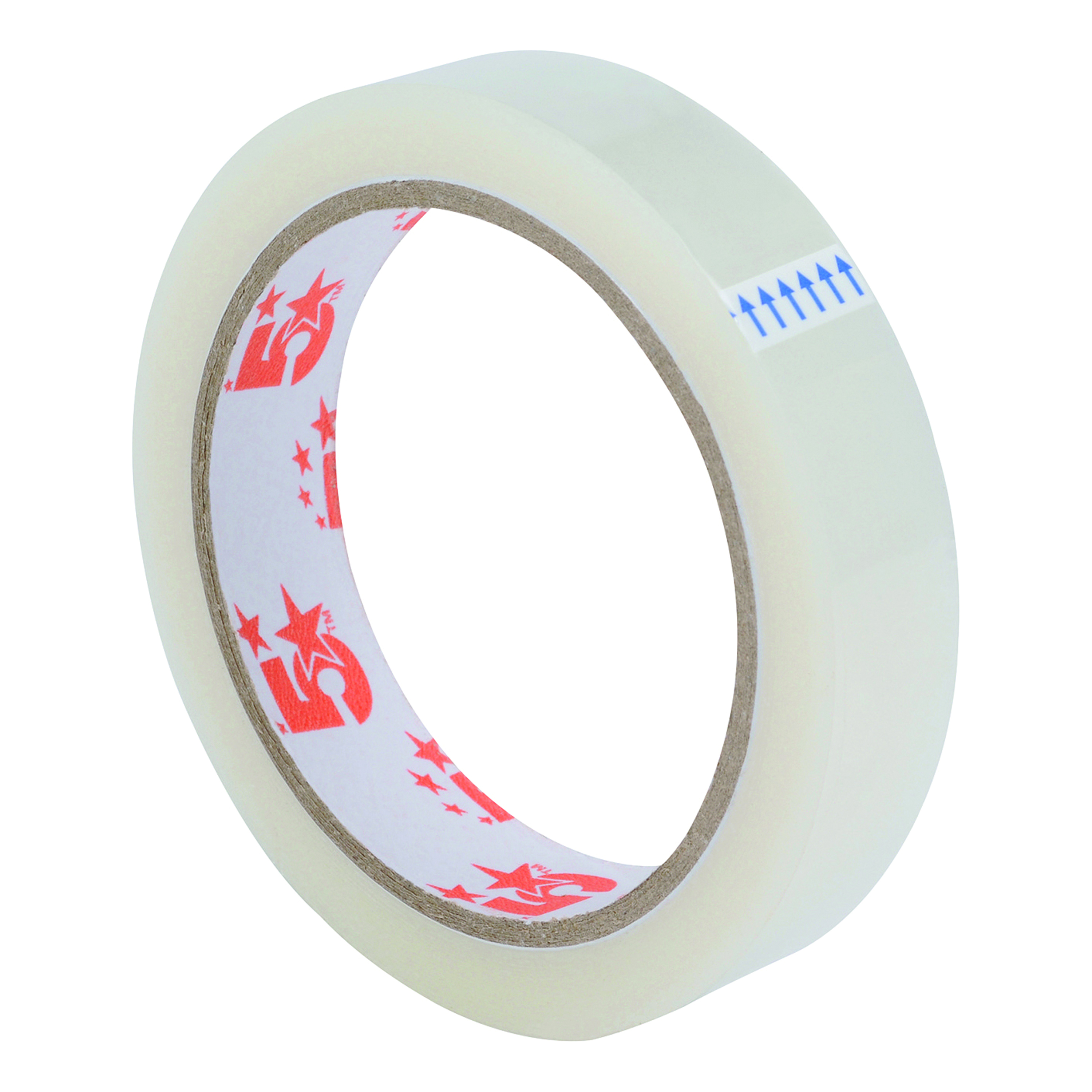 5+Star+Office+Clear+Tape+Roll+Large+Easy-tear+Polypropylene+40+Microns+18mmx66m+%28Pack+of+8%29