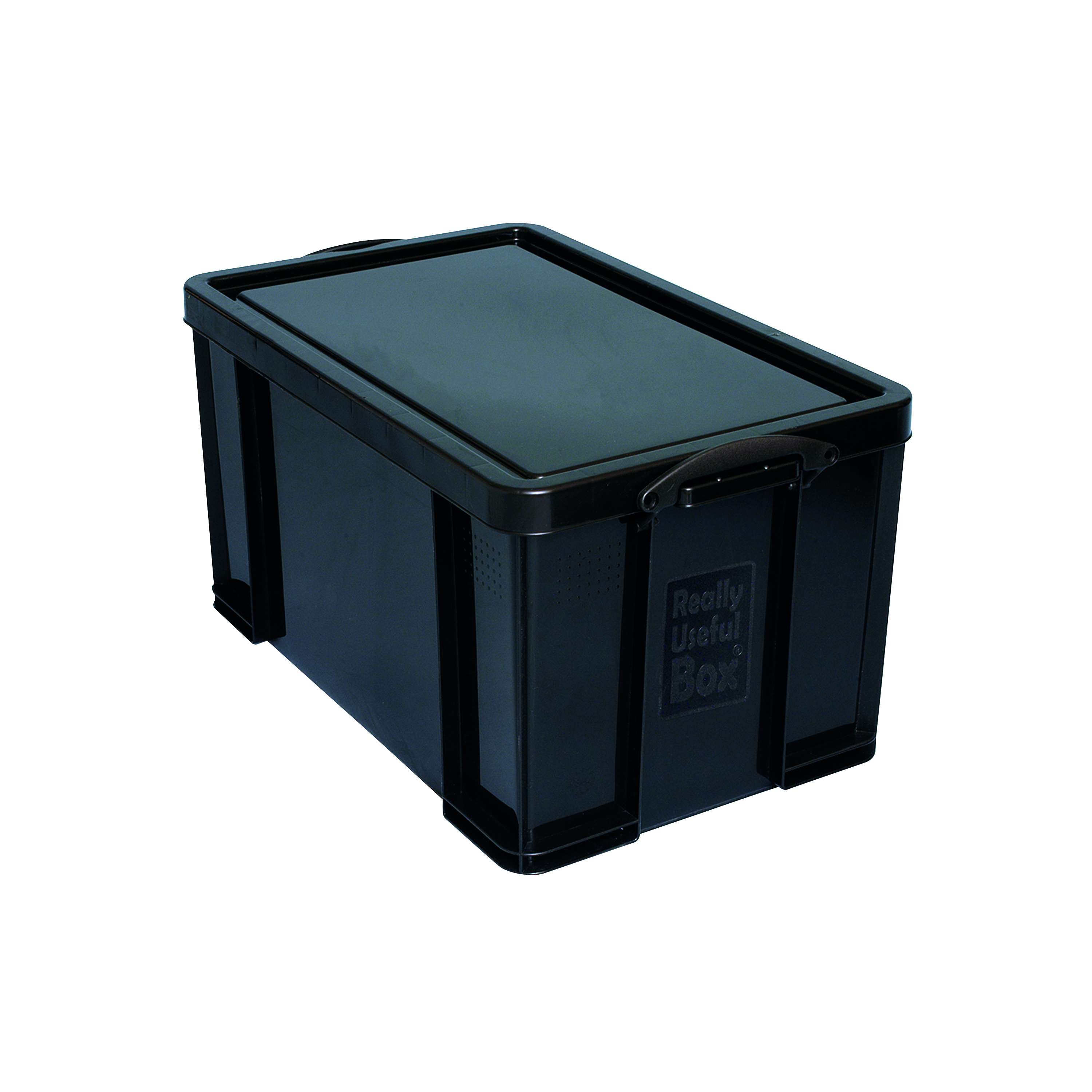 Really+Useful+64L+Recycled+Plastic+Storage+Box+Black+64Black+R