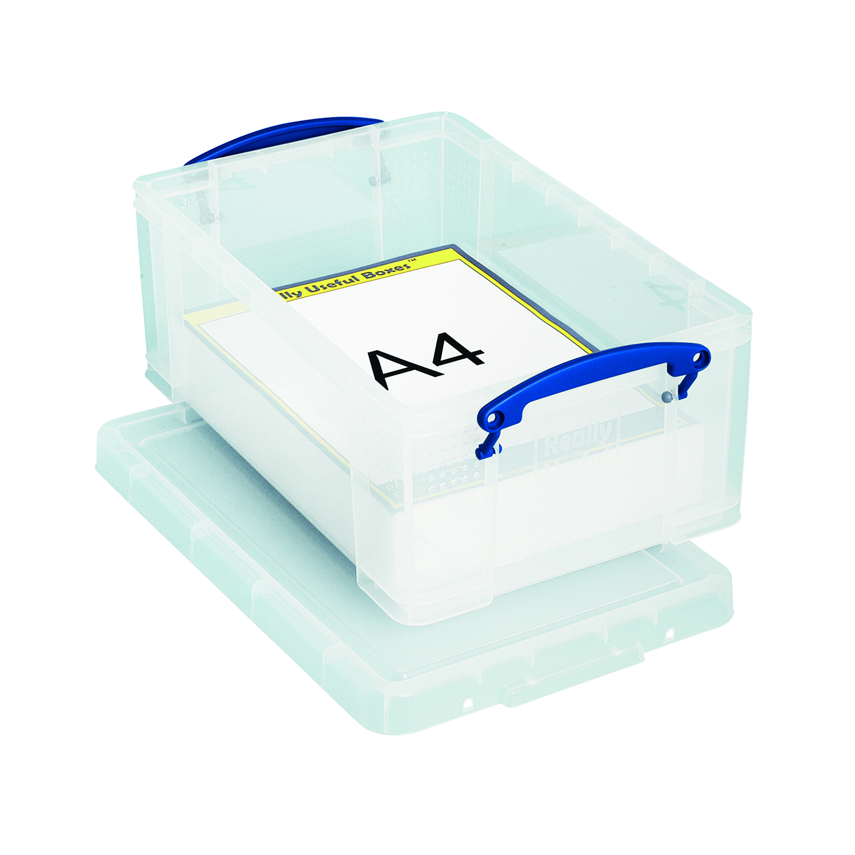 Really+Useful+9L+Storage+Box+With+Lid+and+Clip+Lock+Handles+Clear+9C