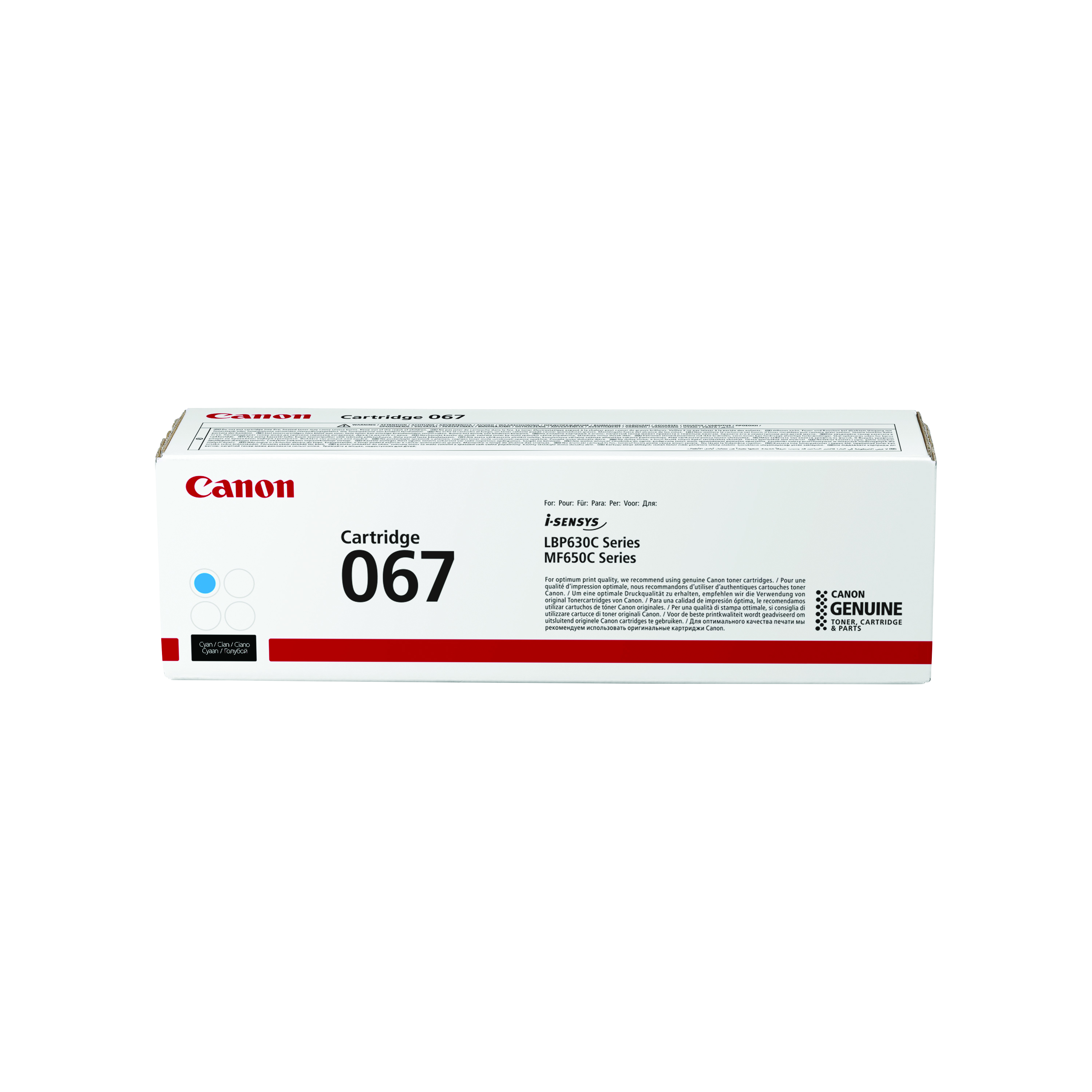 Canon+067C+Toner+Cartridge+Cyan+5101C002