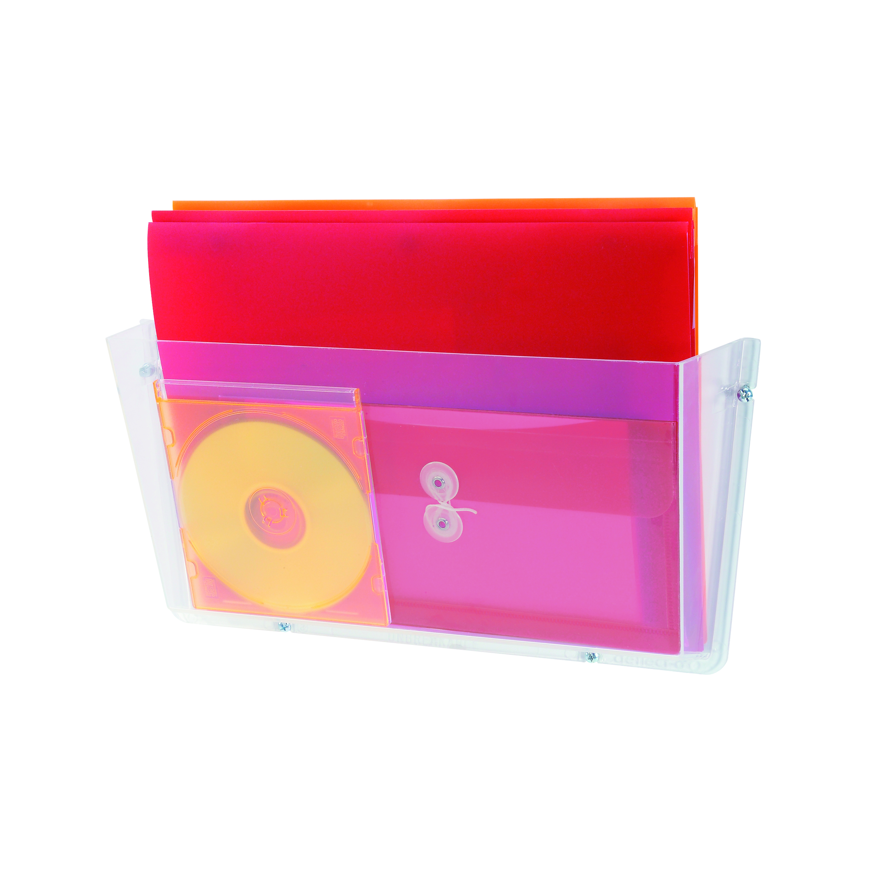 Deflecto+Non-Breakable+Wall+File+Pocket+A4+%28Unbreakable+polycarbonate+construction%29+Clear