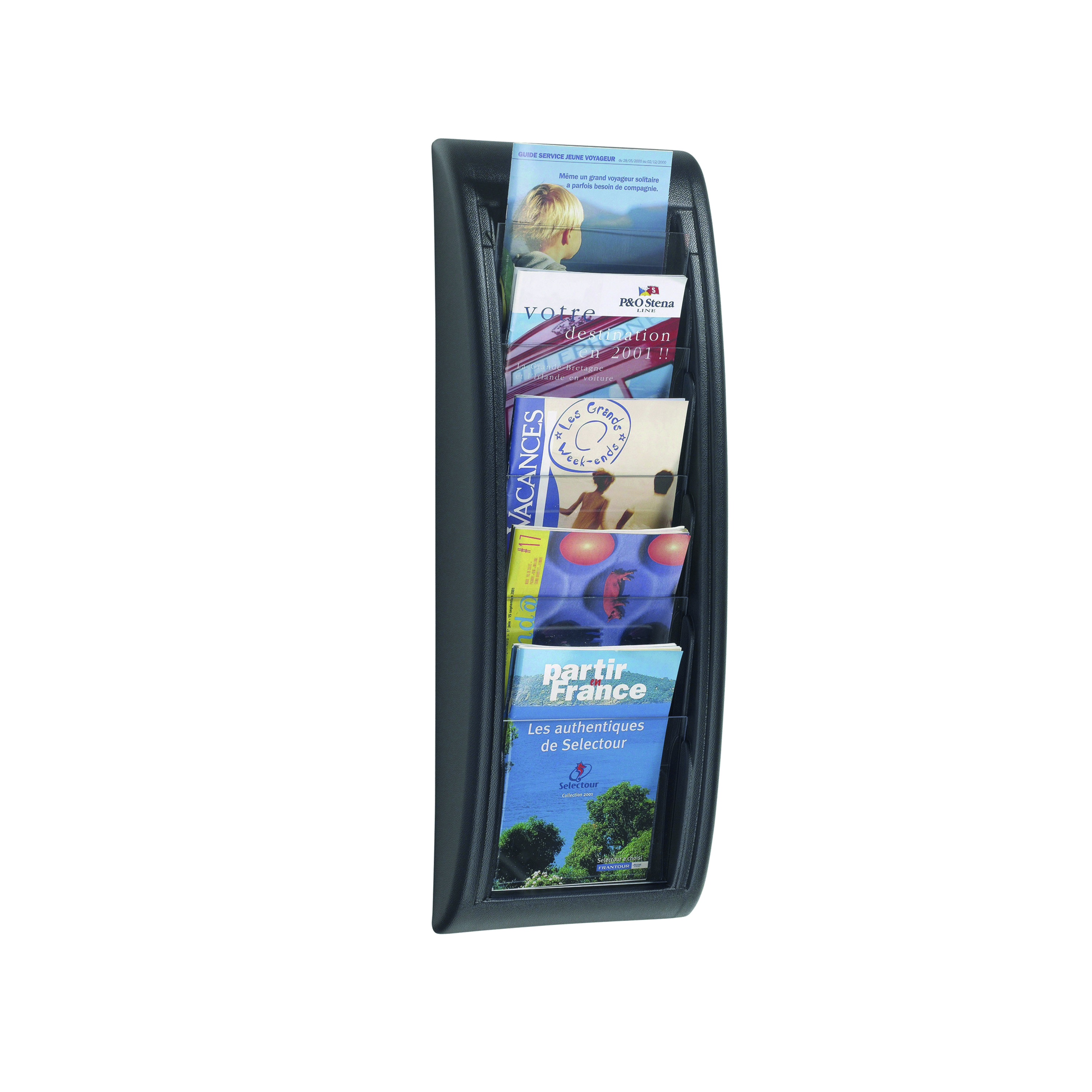 Fast+Paper+Quick+Fit+System+Wall+Display+5xA5+Black+F406301