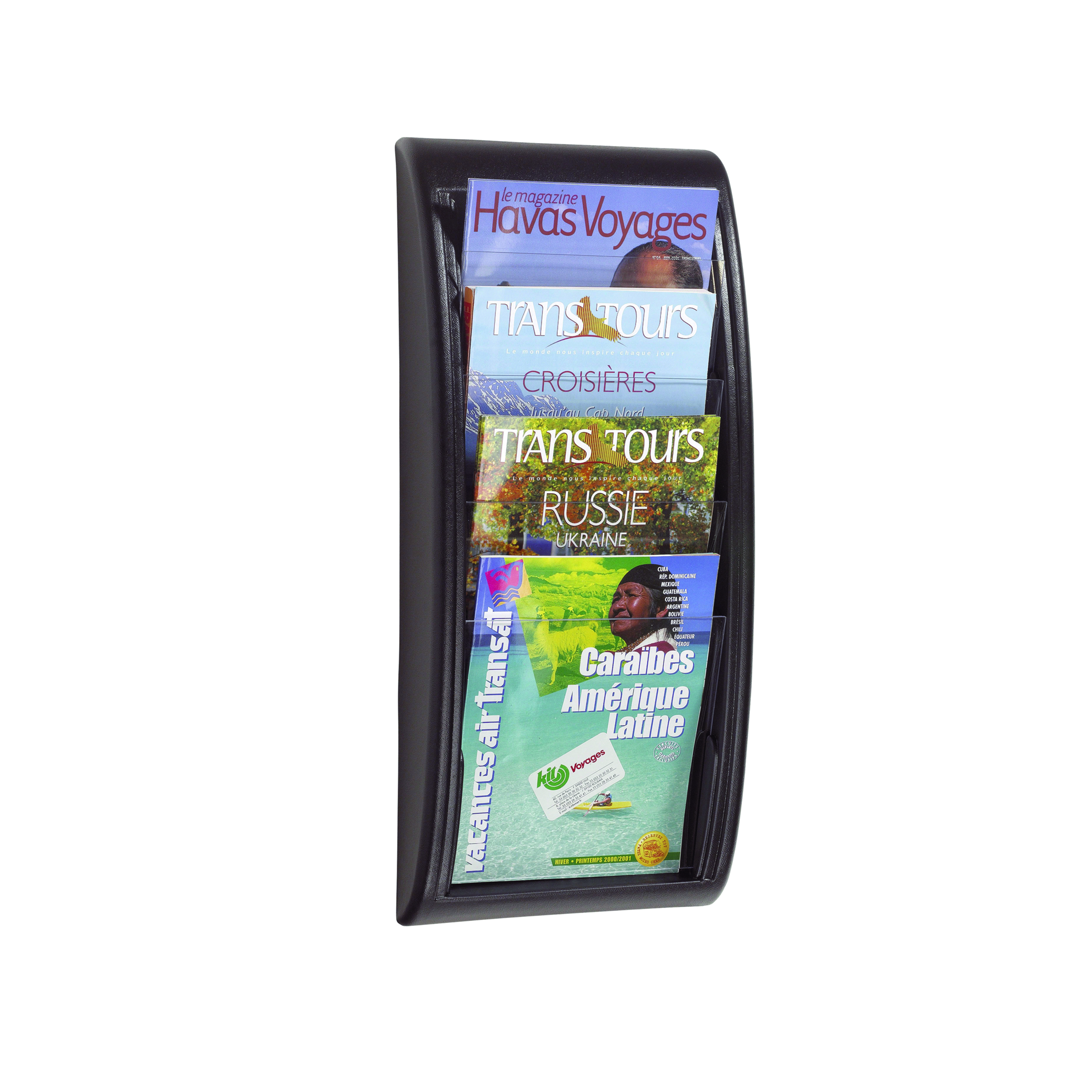 Fast+Paper+Quick+Fit+System+Wall+Display+4xA4+Black+F406101