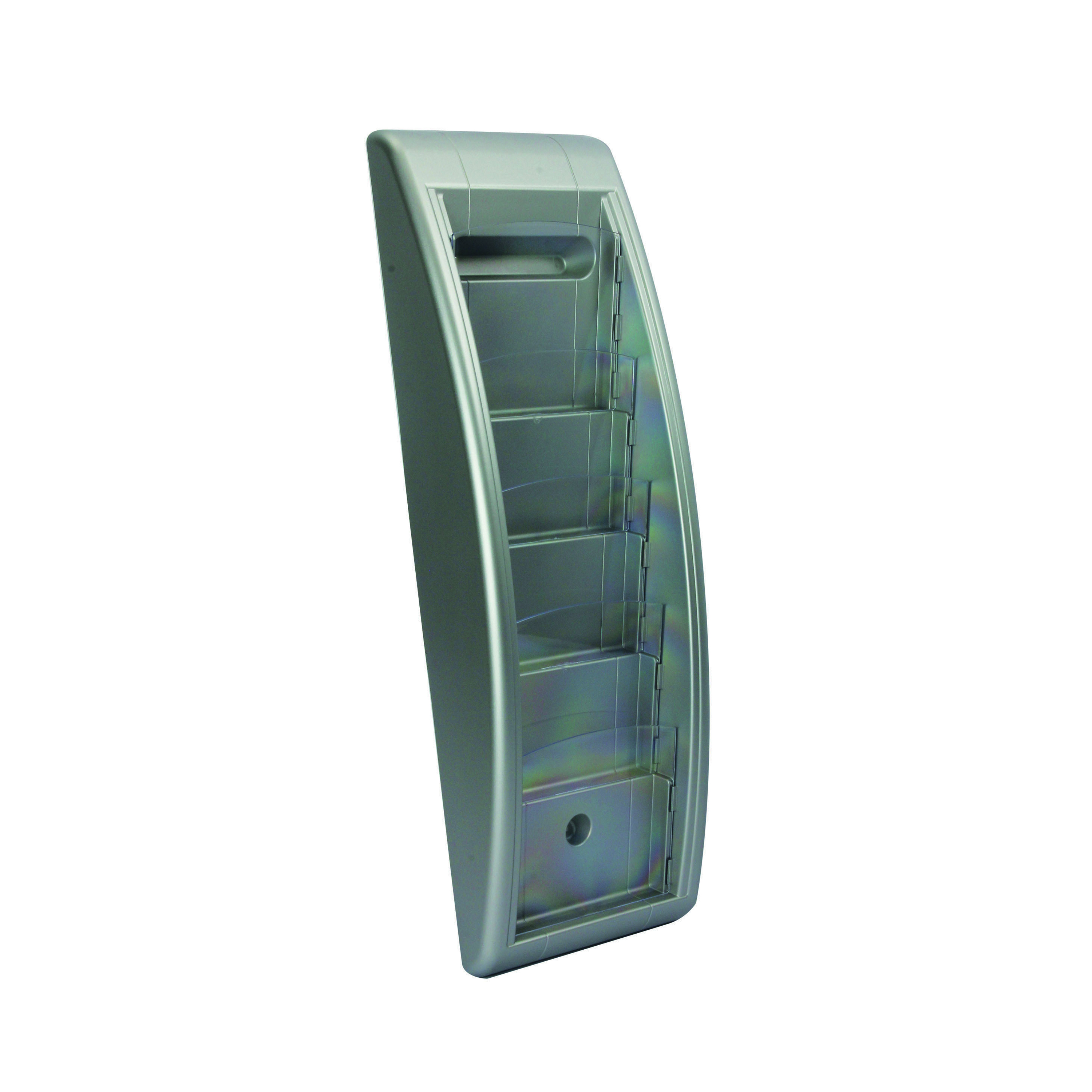 Fast+Paper+Quick+Fit+System+Wall+Display+5xA5+Silver+4063.35
