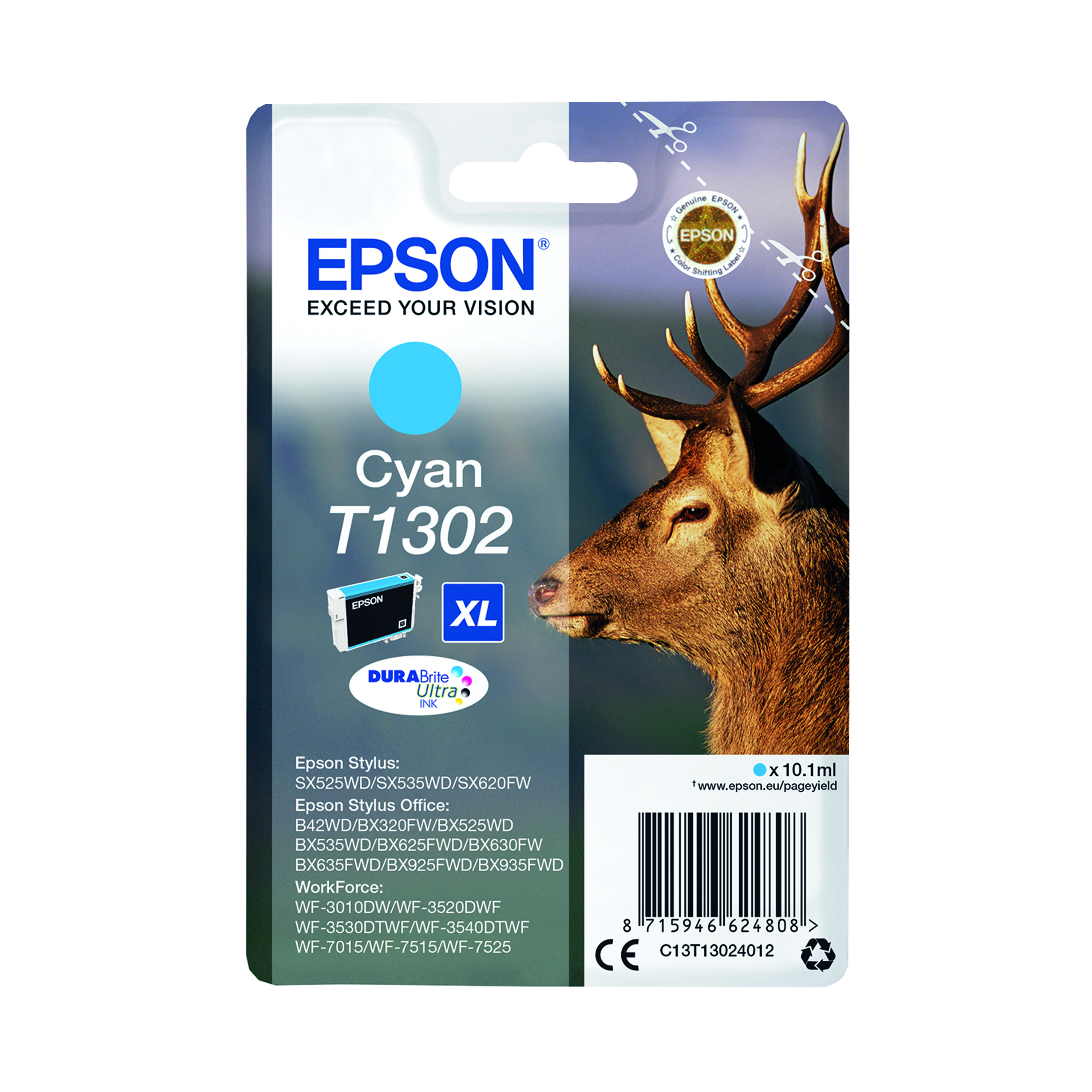 Epson+T1302+Stag+DURABrite+Ultra+Ink+Cartridge+Cyan+C13T13024012
