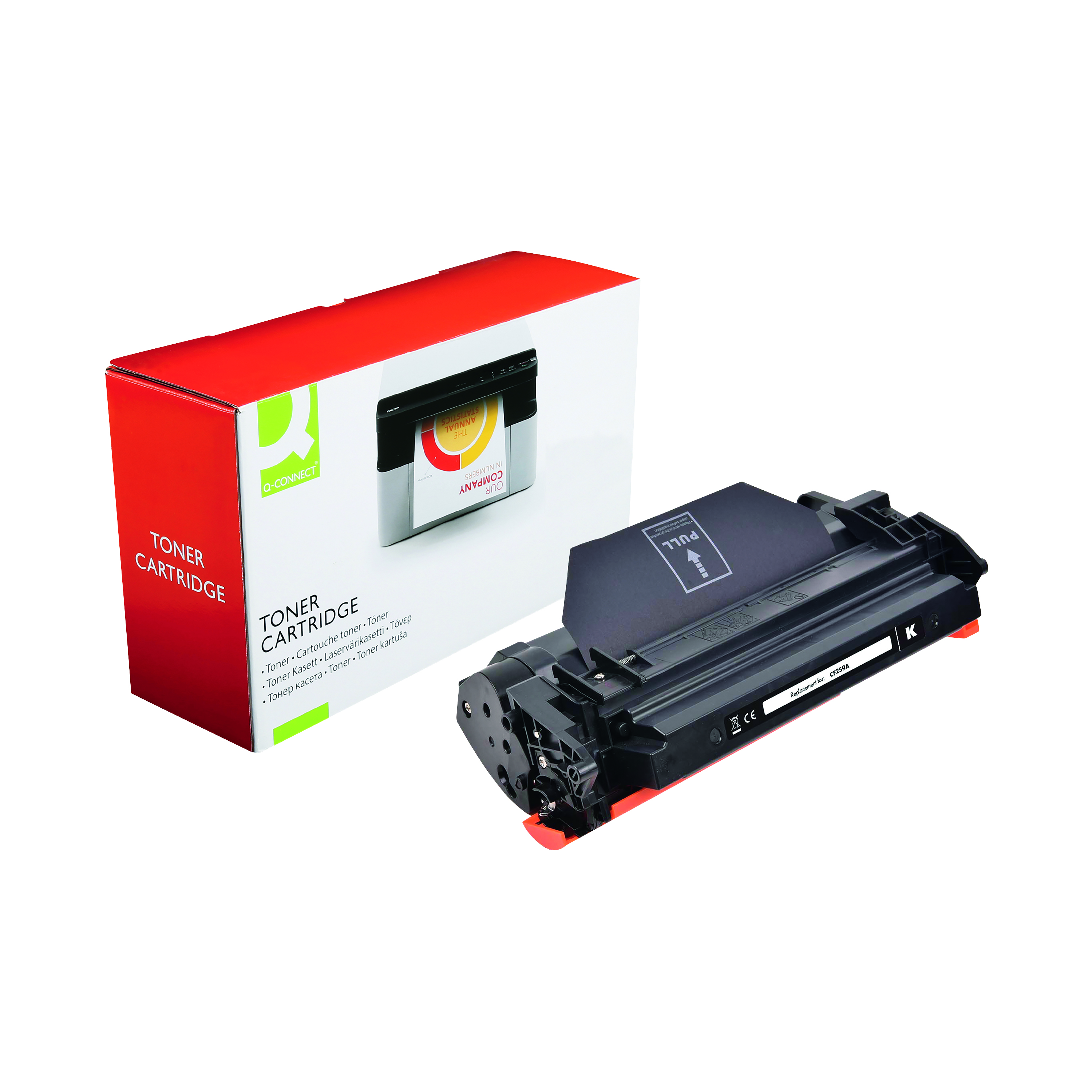 Q-Connect+Compatible+Toner+Cartridge+Black+For+HP+CF259A+CF259A-COMP