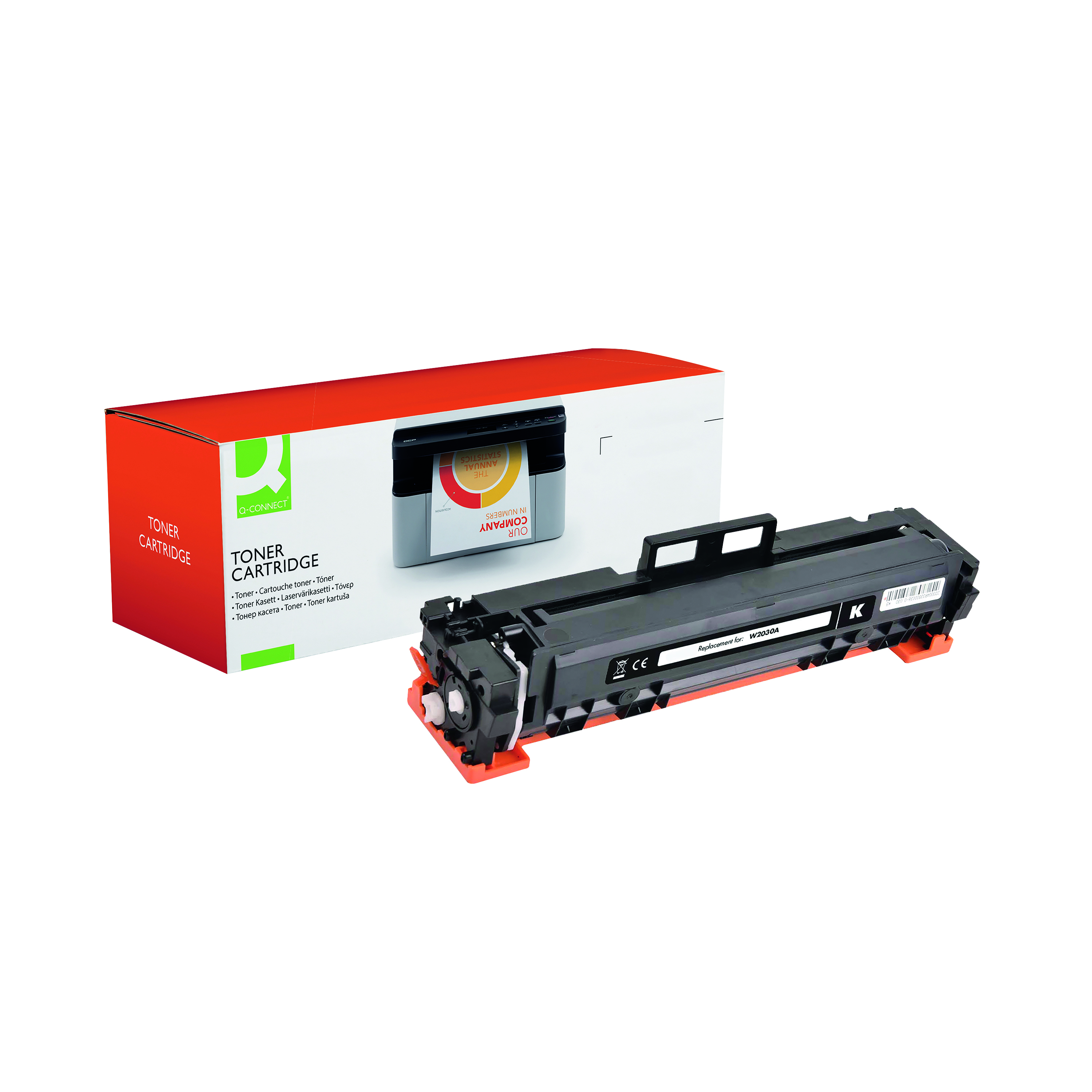 Q-Connect+Compatible+Toner+Cartridge+Black+For+HP+W2030A+W2030A-COMP