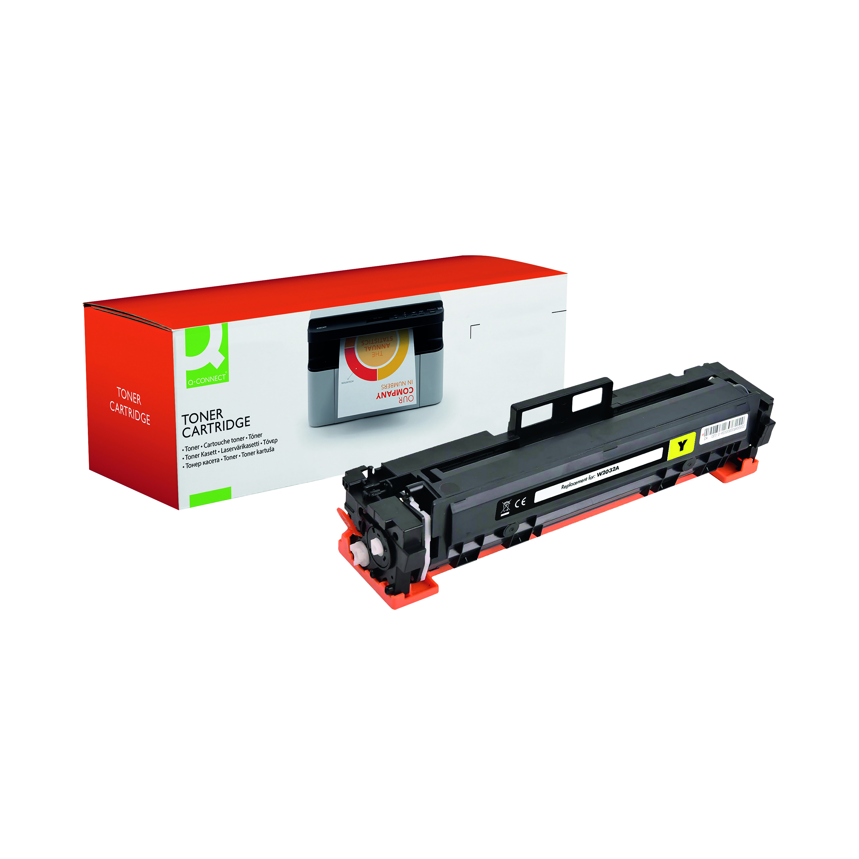 Q-Connect+Compatible+Toner+Cartridge+Yellow+For+HP+W2032A+W2032A-COMP
