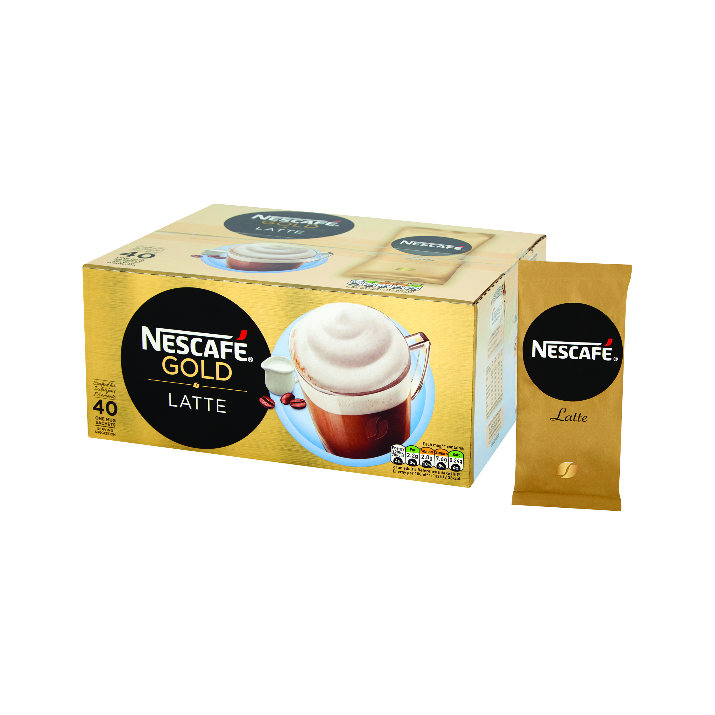 Nescafe+Latte+Coffee+Sachets+720g+%28Pack+of+40%29+12579323