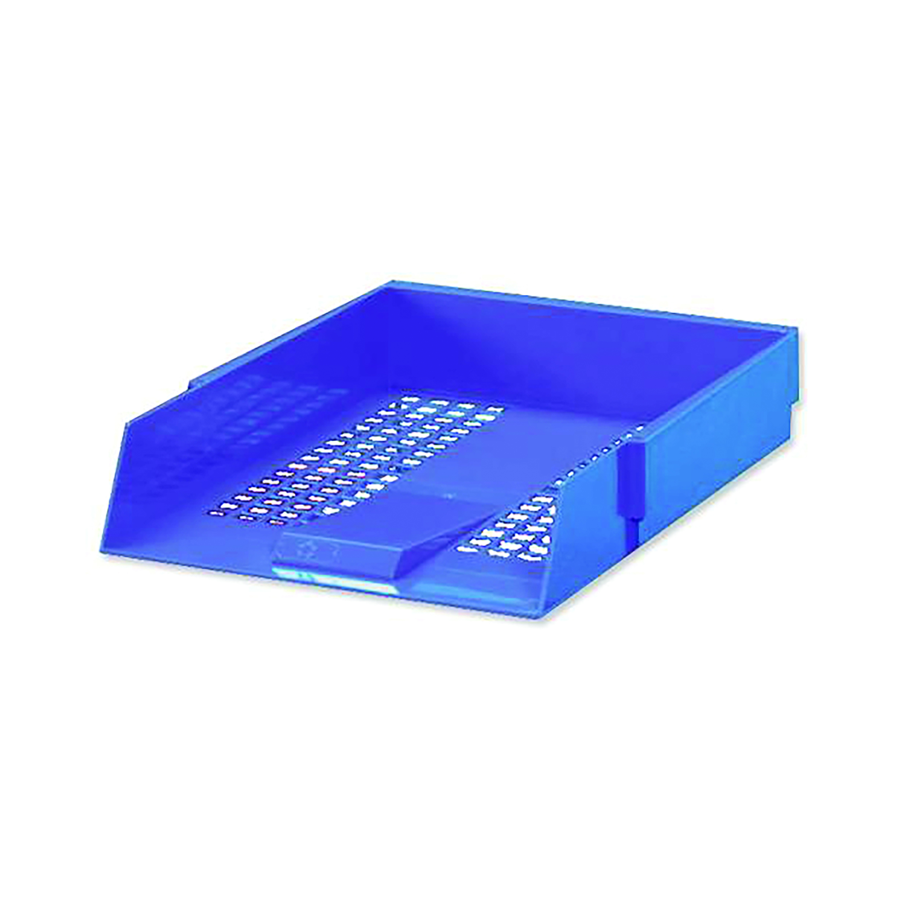 5+Star+Letter+Tray+High-impact+Polystyrene+Foolscap+Blue+295802