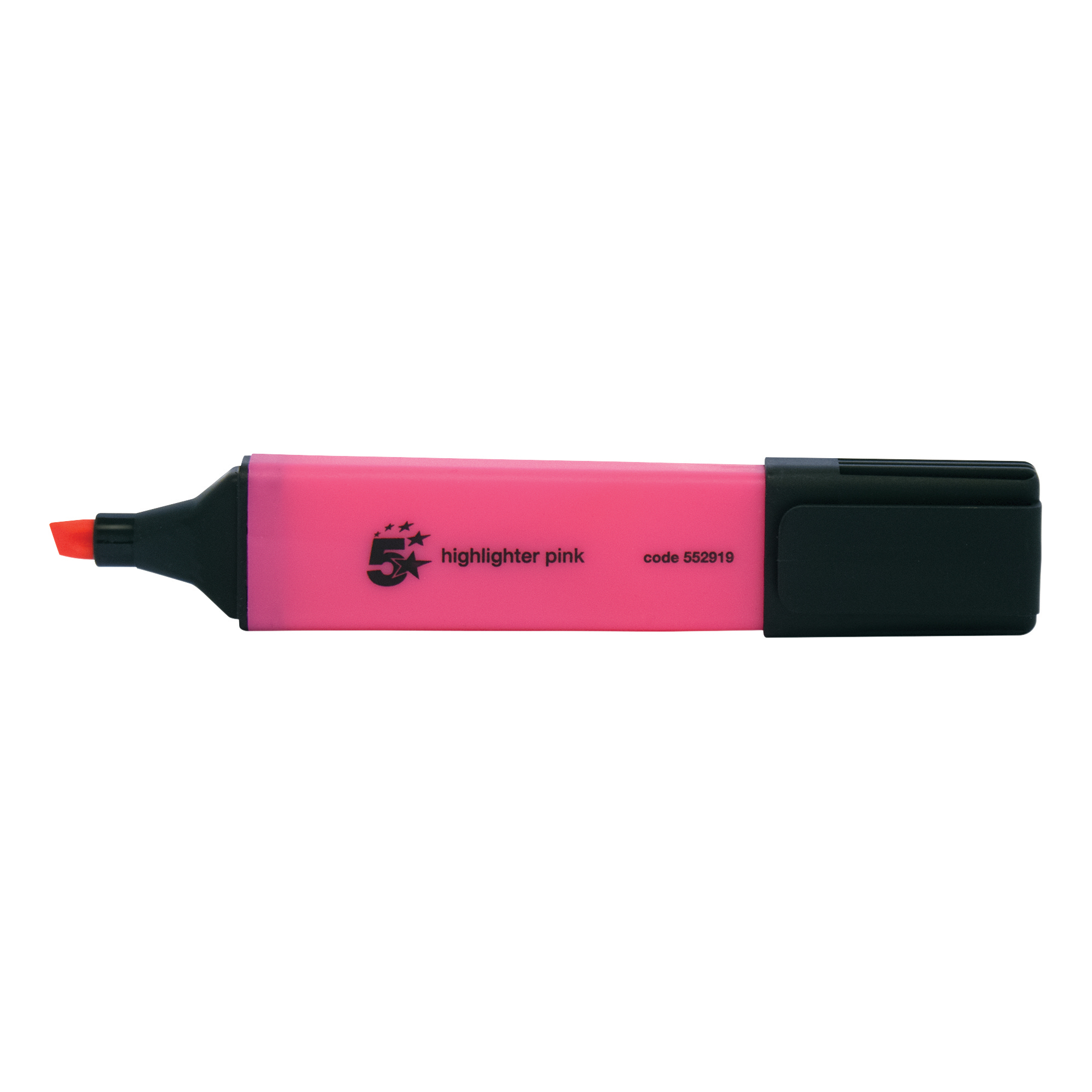 5+Star+Office+Highlighter+Chisel+Tip+1-5mm+Line+Pink+%28Pack+of+12%29