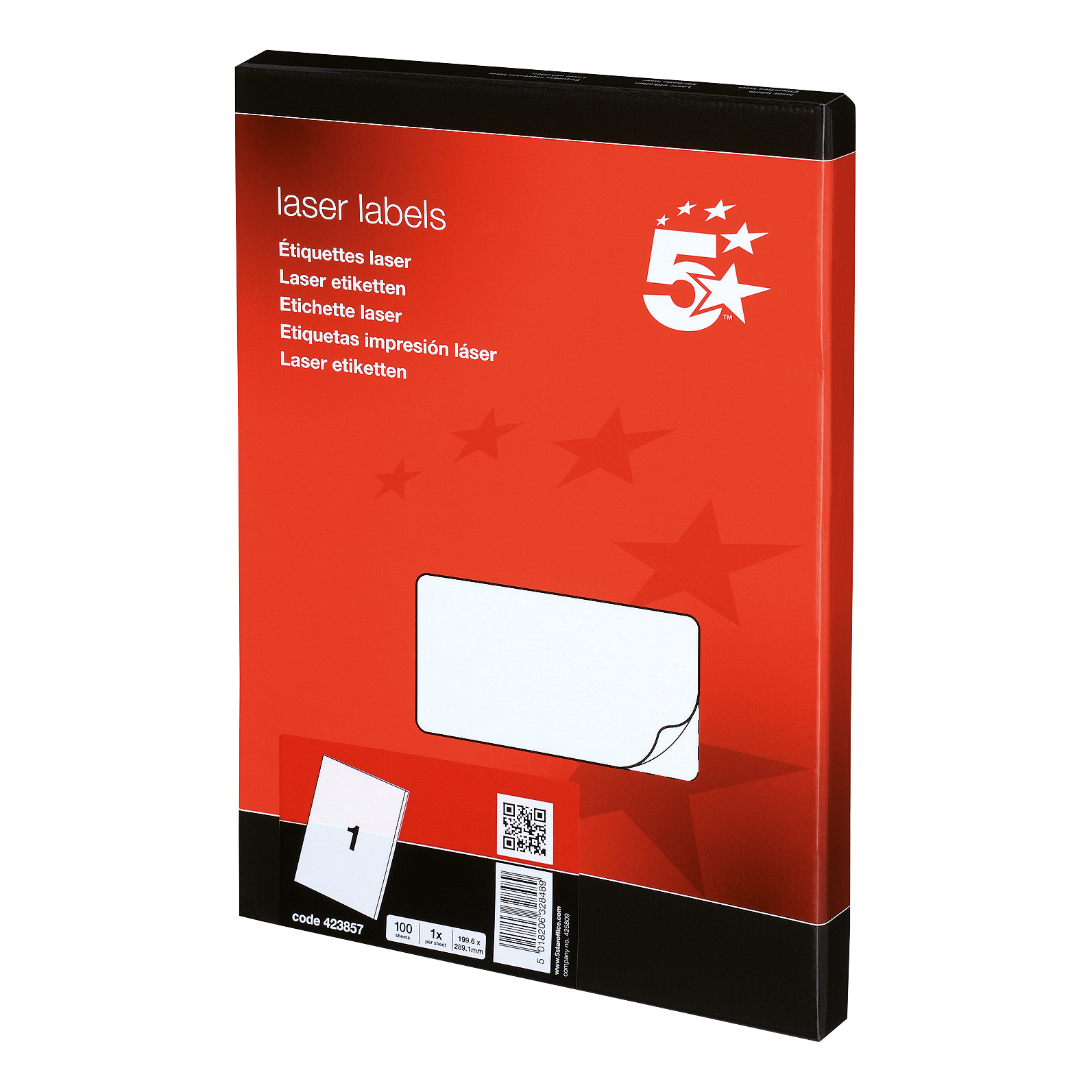 5+Star+Office+Multipurpose+Labels+Laser+Copier+and+Inkjet+199.6x289.1mm+White+%28Pack+of+100%29