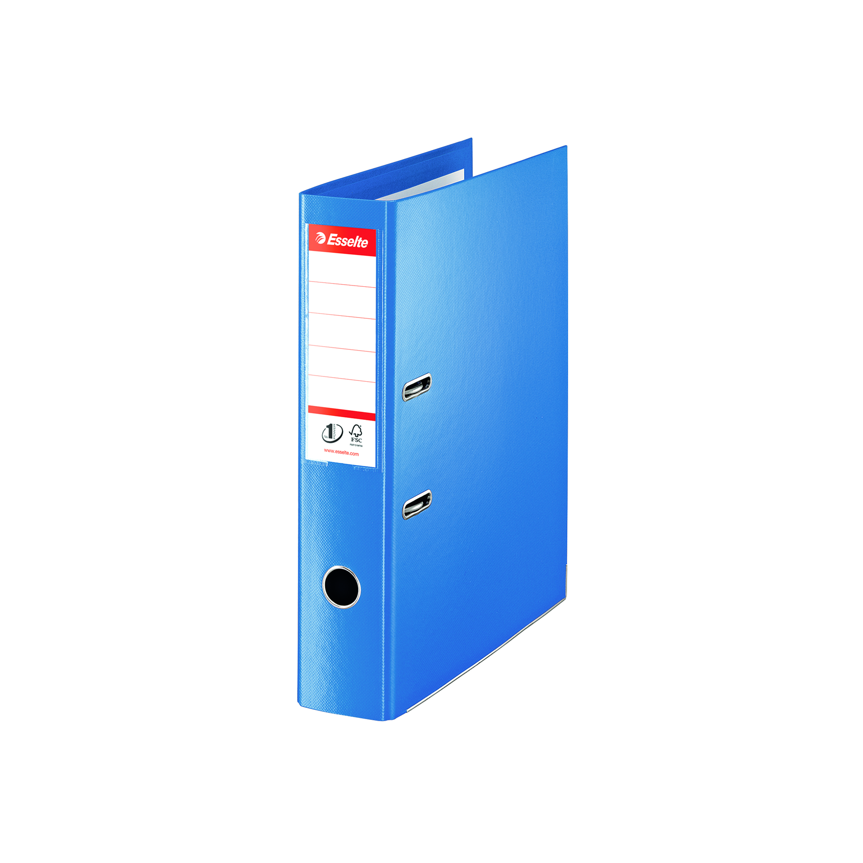 Esselte+75mm+Lever+Arch+File+Polypropylene+Foolscap+Blue+%28Pack+of+10%29+48085