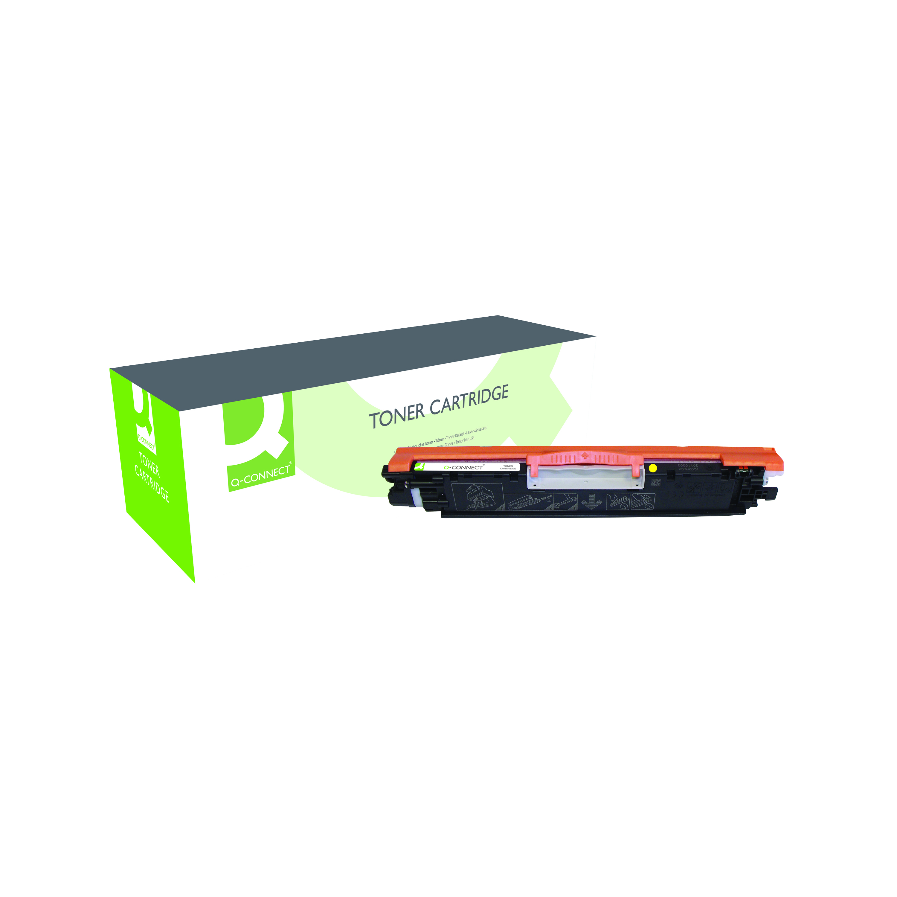 Q-Connect+Compatible+Toner+Cartridge+Yellow+For+HP+CE312A+CE312A-COMP