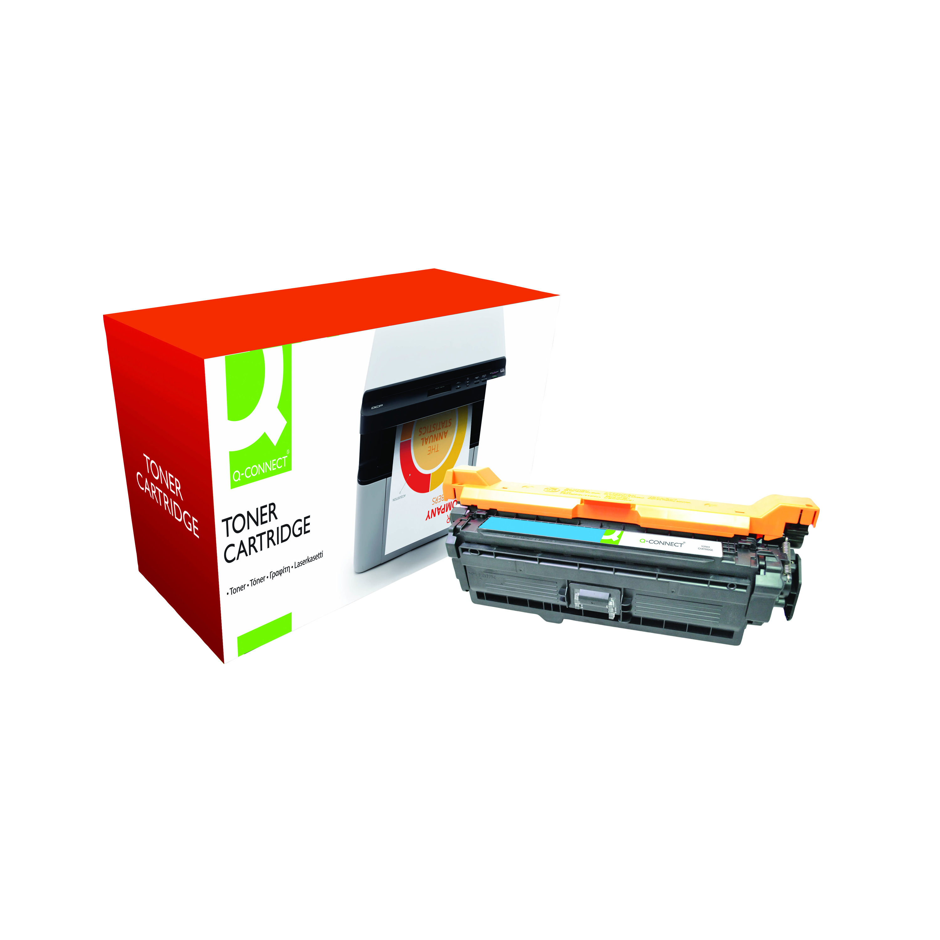 Q-Connect+Compatible+Toner+Cartridge+Cyan+For+HP+CE401A+CE401A-COMP