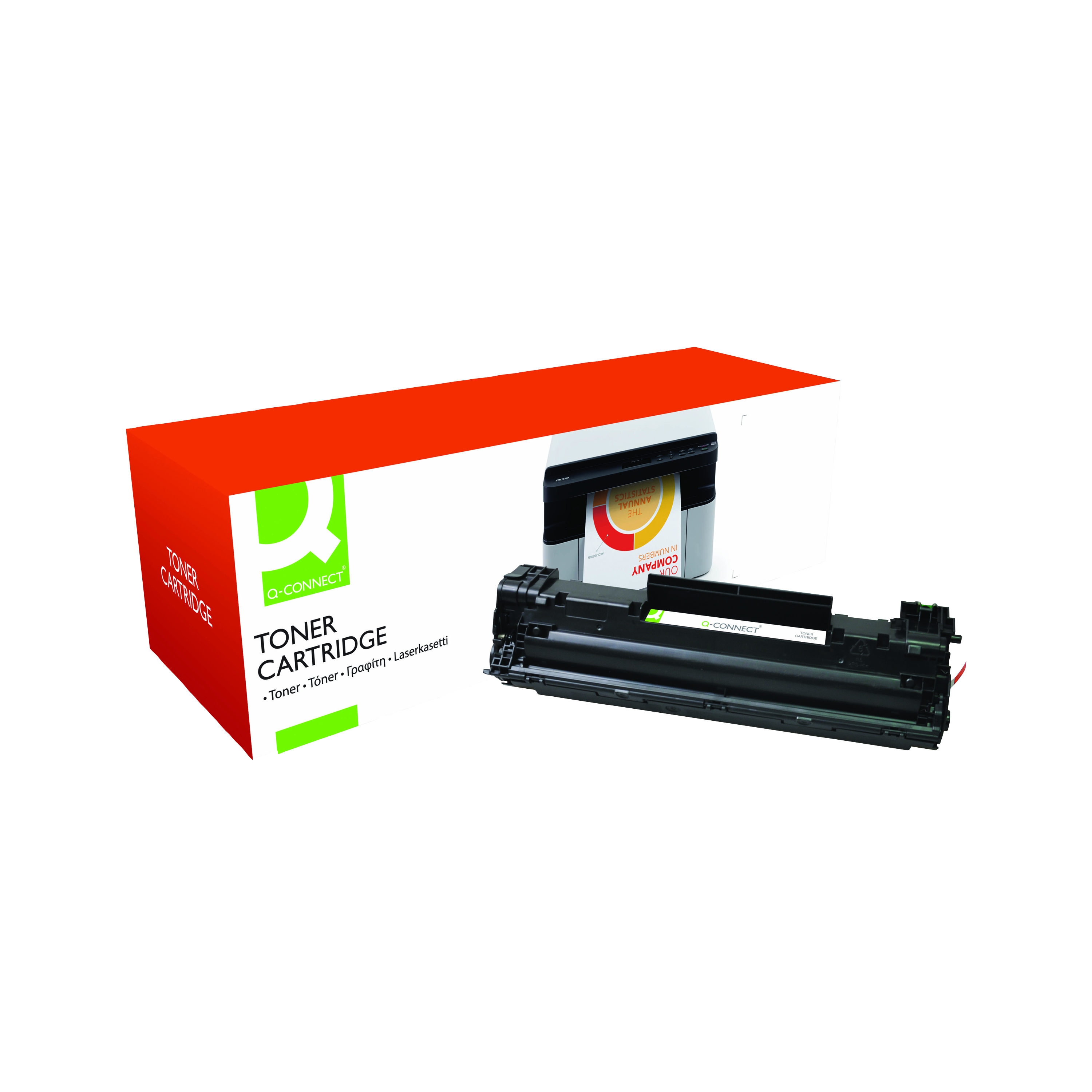 Q-Connect+Compatible+Toner+Cartridge+Black+For+HP+CF283A+CF283A-COMP
