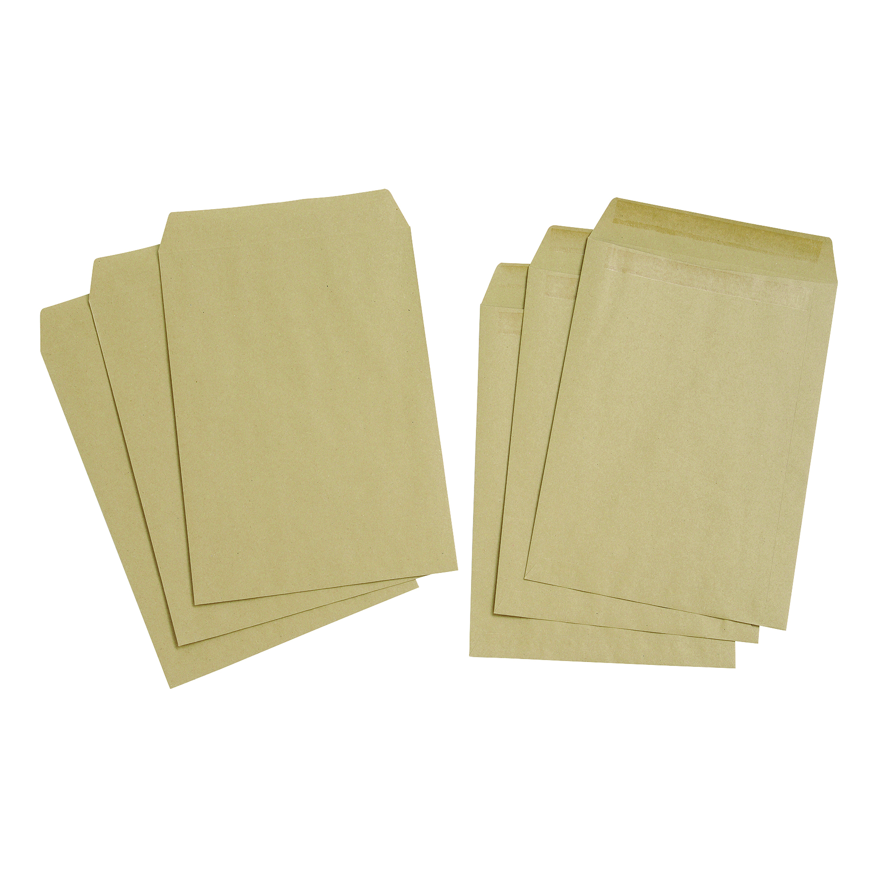 5+Star+Envelope+C4+Pocket+Self+Seal+90gsm+Plain+Manilla+%28Pack+of+250%29