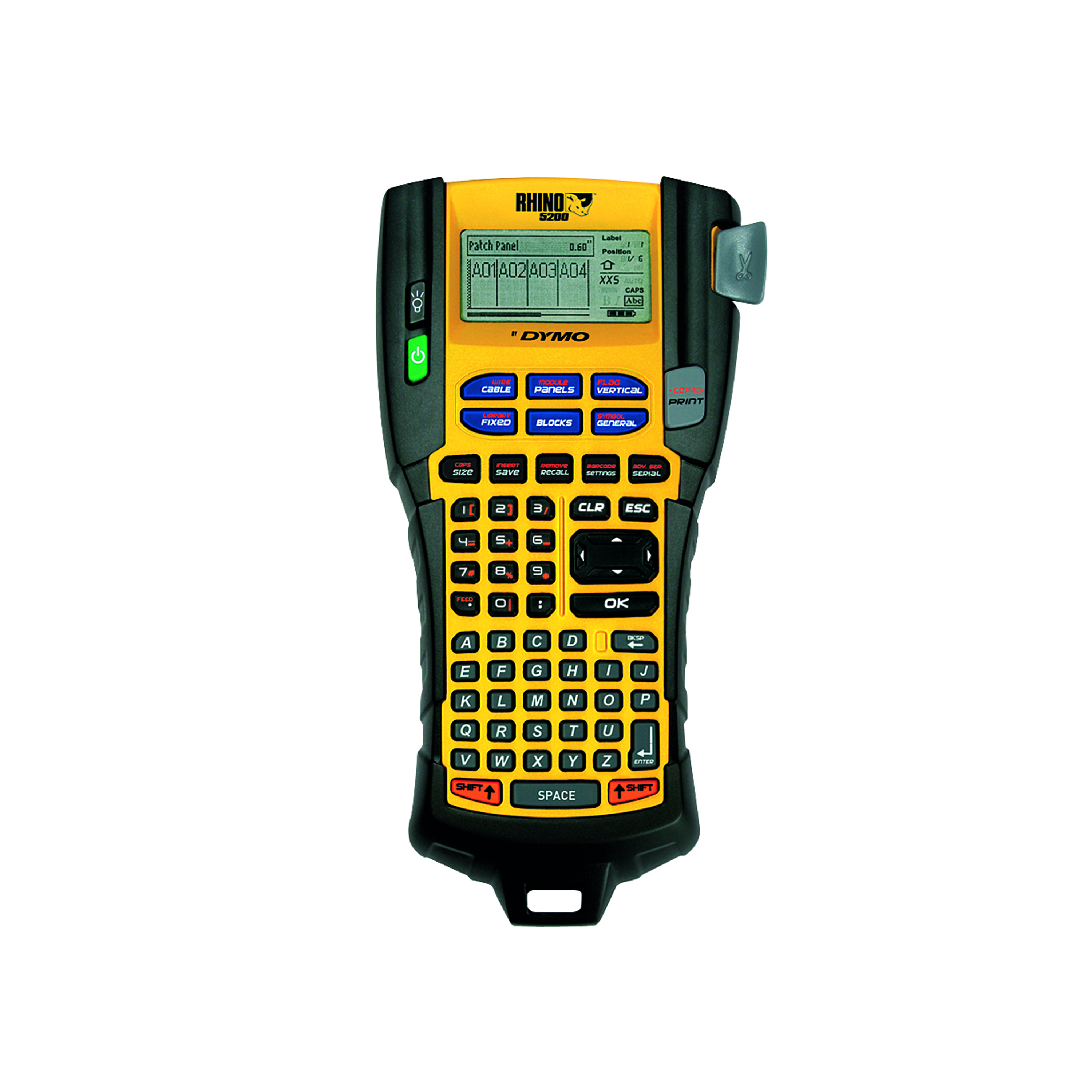 Dymo+Rhino+5200+Label+Printer+ABC+19mm+PB1+S0841480