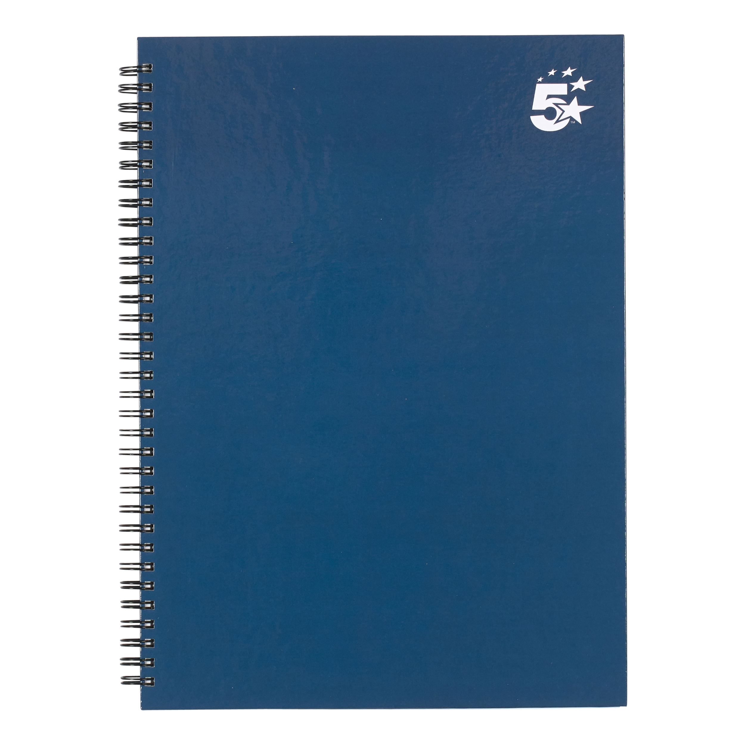 5+Star+Office+Twinbound+Hardback+A4+140Pg+Indigo+%28Pack+of+5%29
