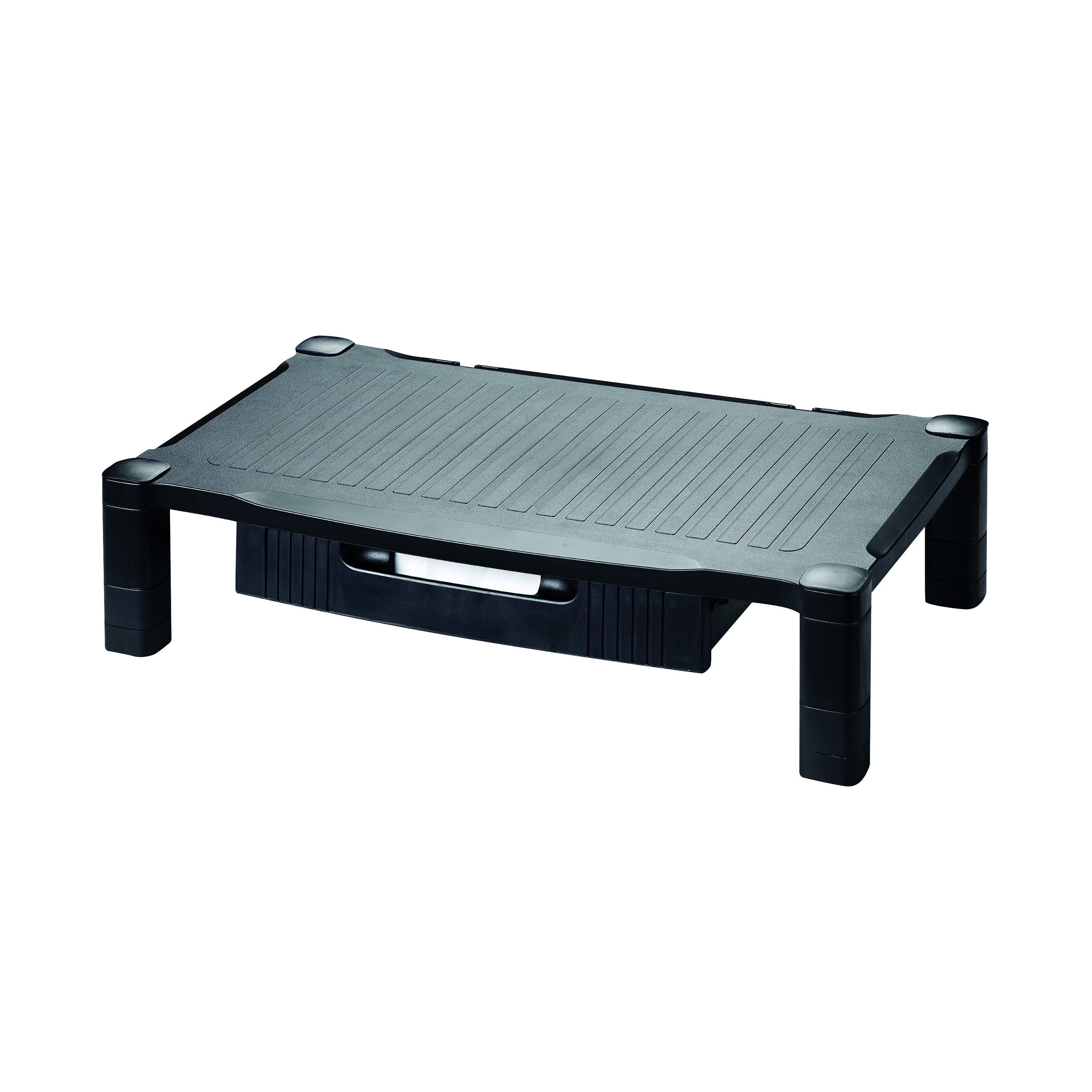 Contour+Ergonomics+Extra+Wide+Monitor+Stand+with+Drawer+Black+CE04691