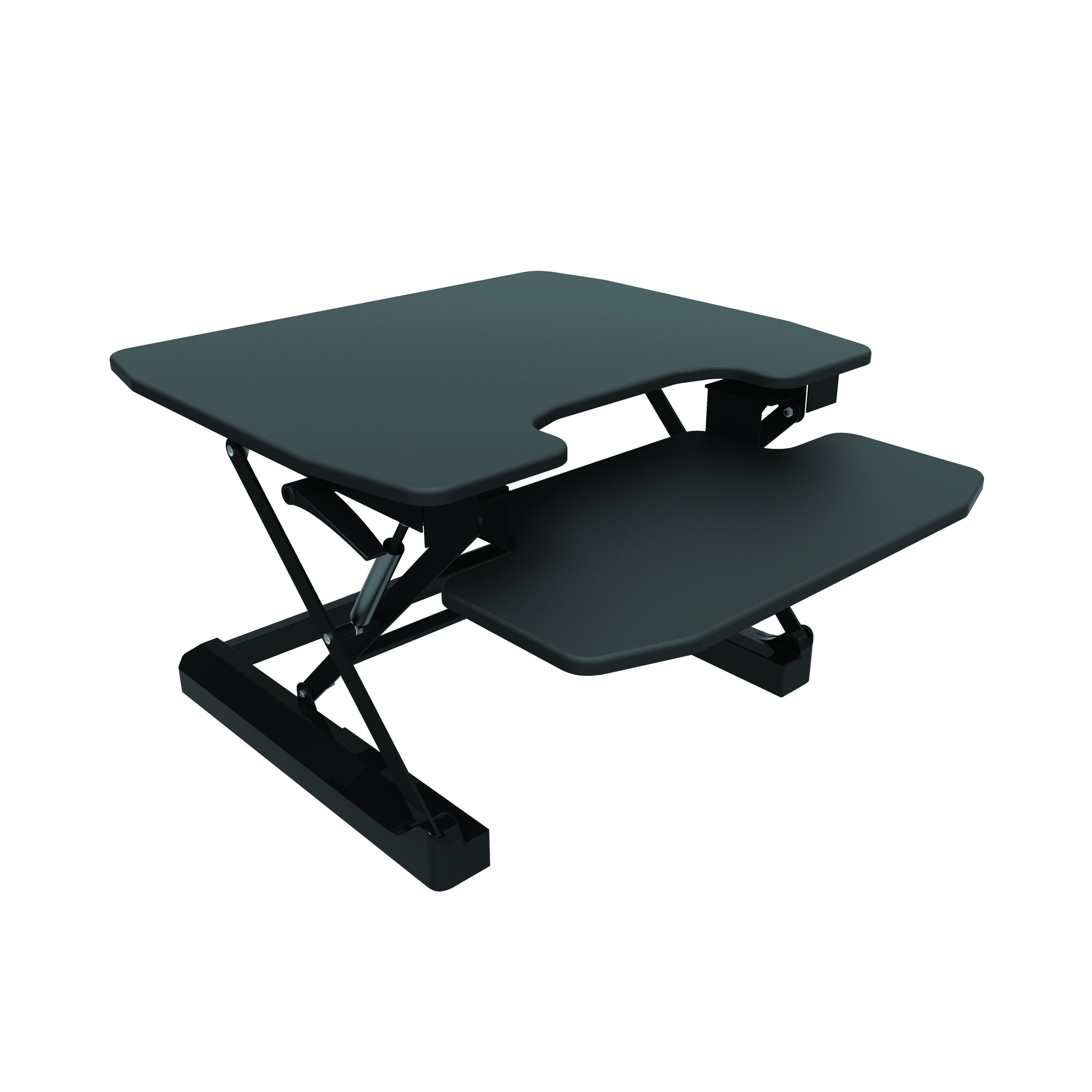 Contour+Ergonomics+Sit%2FStand+Workstation+Black+CE04633