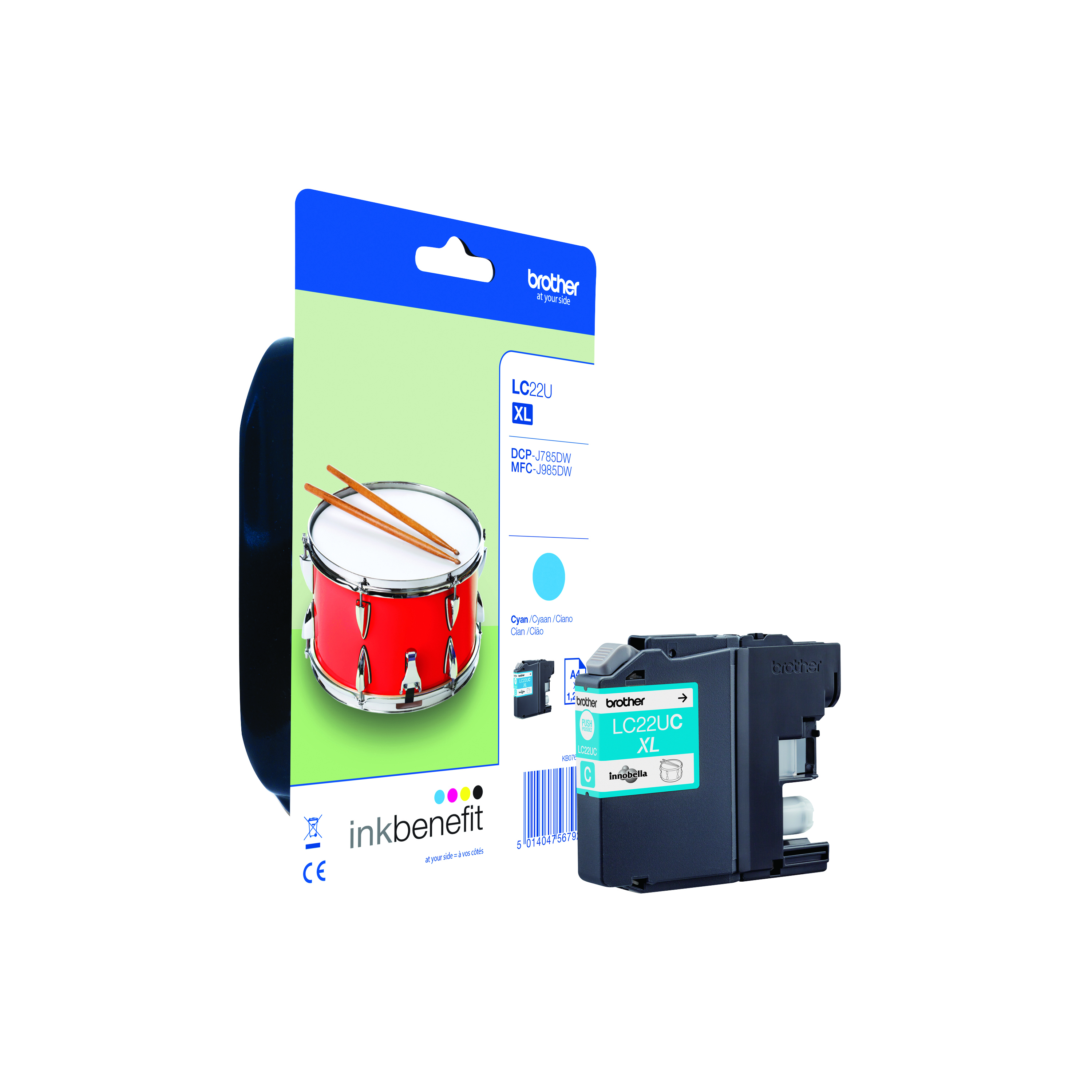 Brother+LC22UC+Inkjet+Cartridge+Cyan+LC22UC