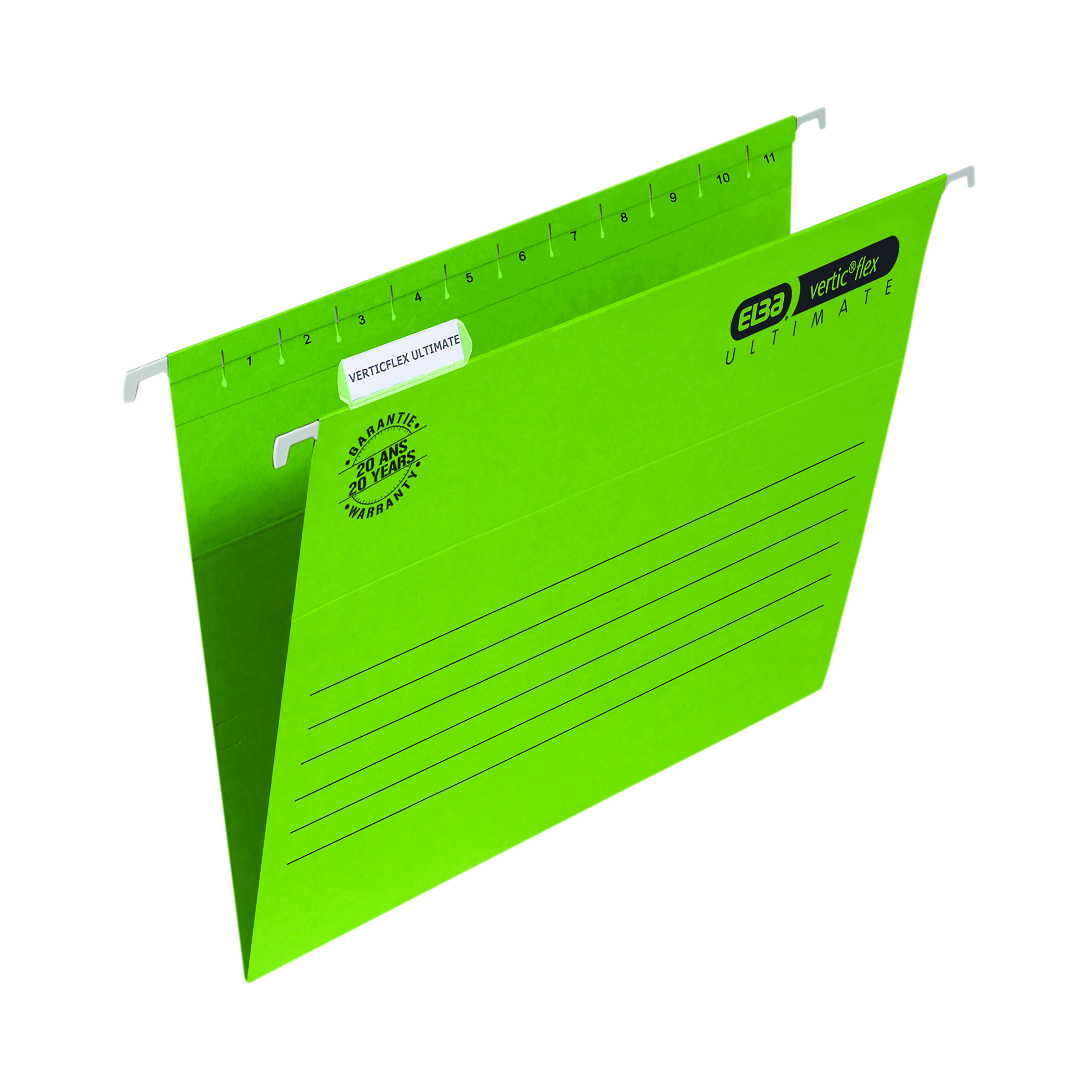 Elba+Suspension+File+Vflex+Vbtm+A4+Green+%2825+Pack%29+100331150