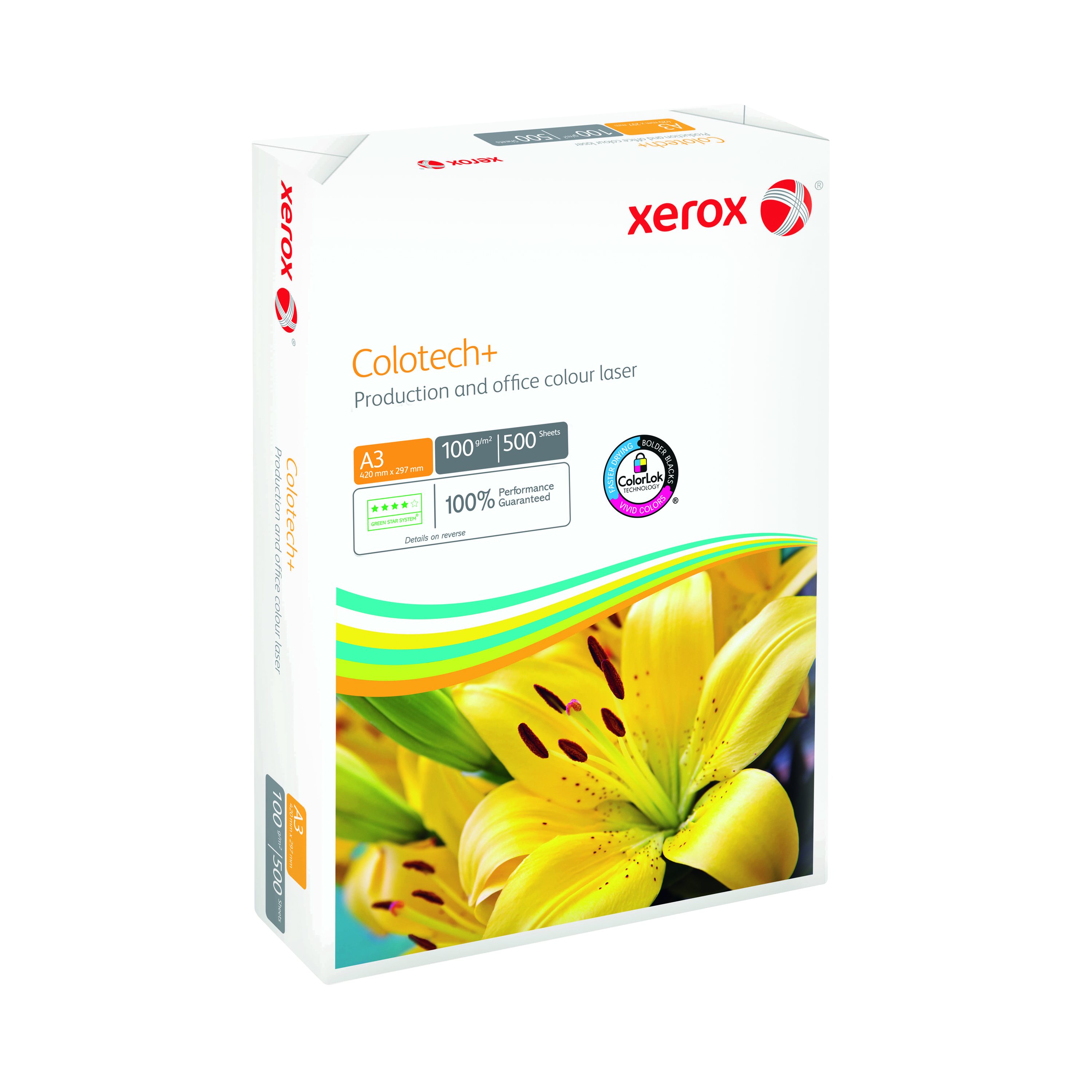 Xerox+Colotech%2B+A3+Paper+100gsm+Ream+White+%28Pack+of+500%29+003R99006
