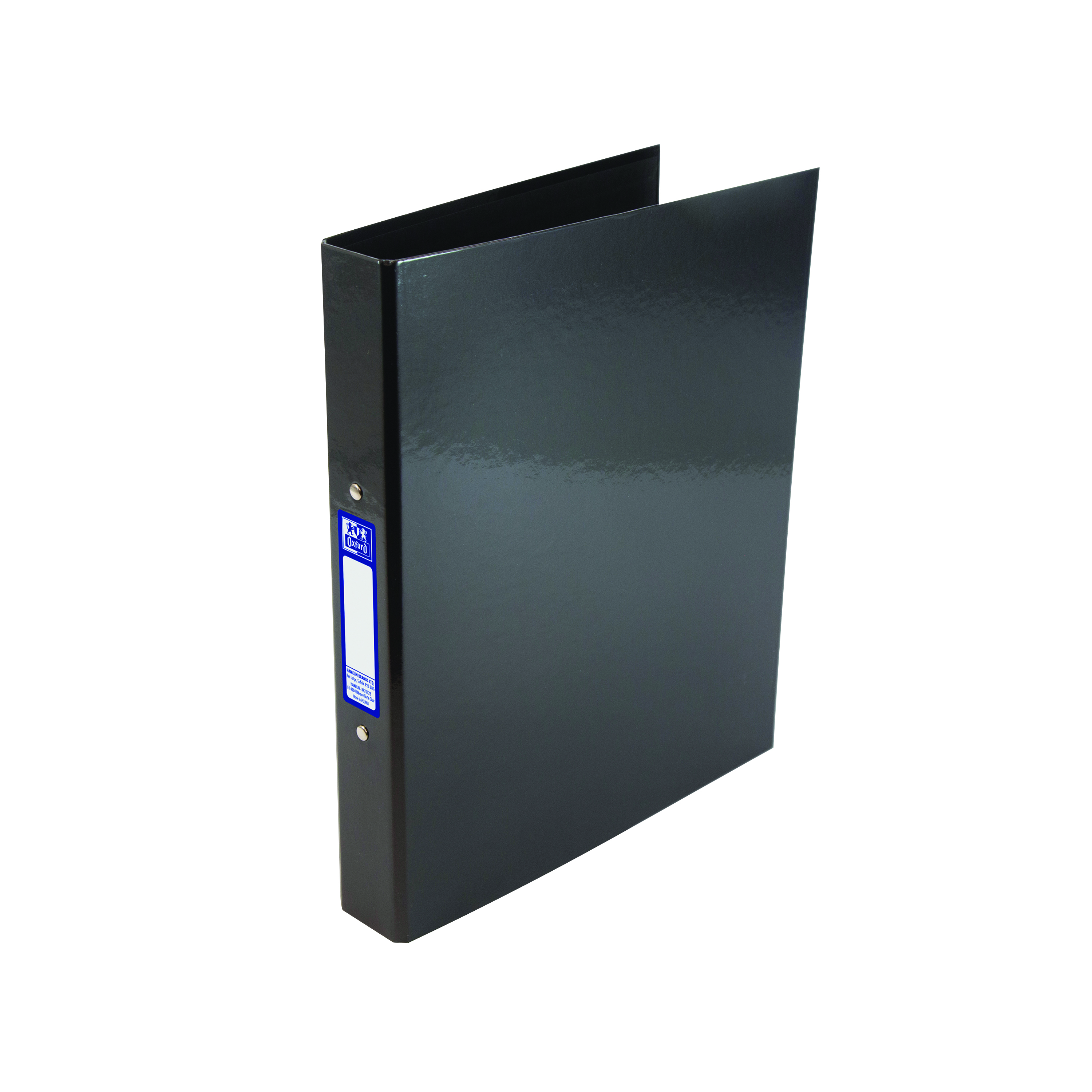 Oxford+25mm+2+O-Ring+Binder+Laminated+A4+Plus+Black+400017753