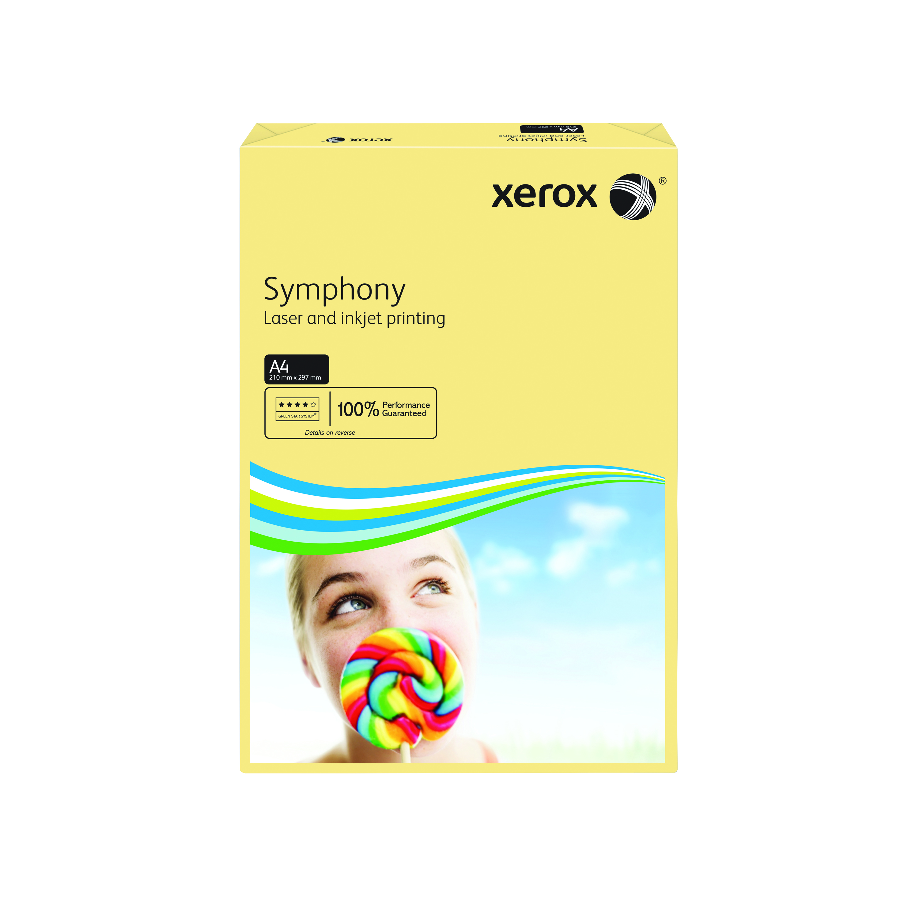 Xerox+Symphony+A4+Paper+80gsm+Pastel+Ivory+%28Pack+of+500%29+003R93964