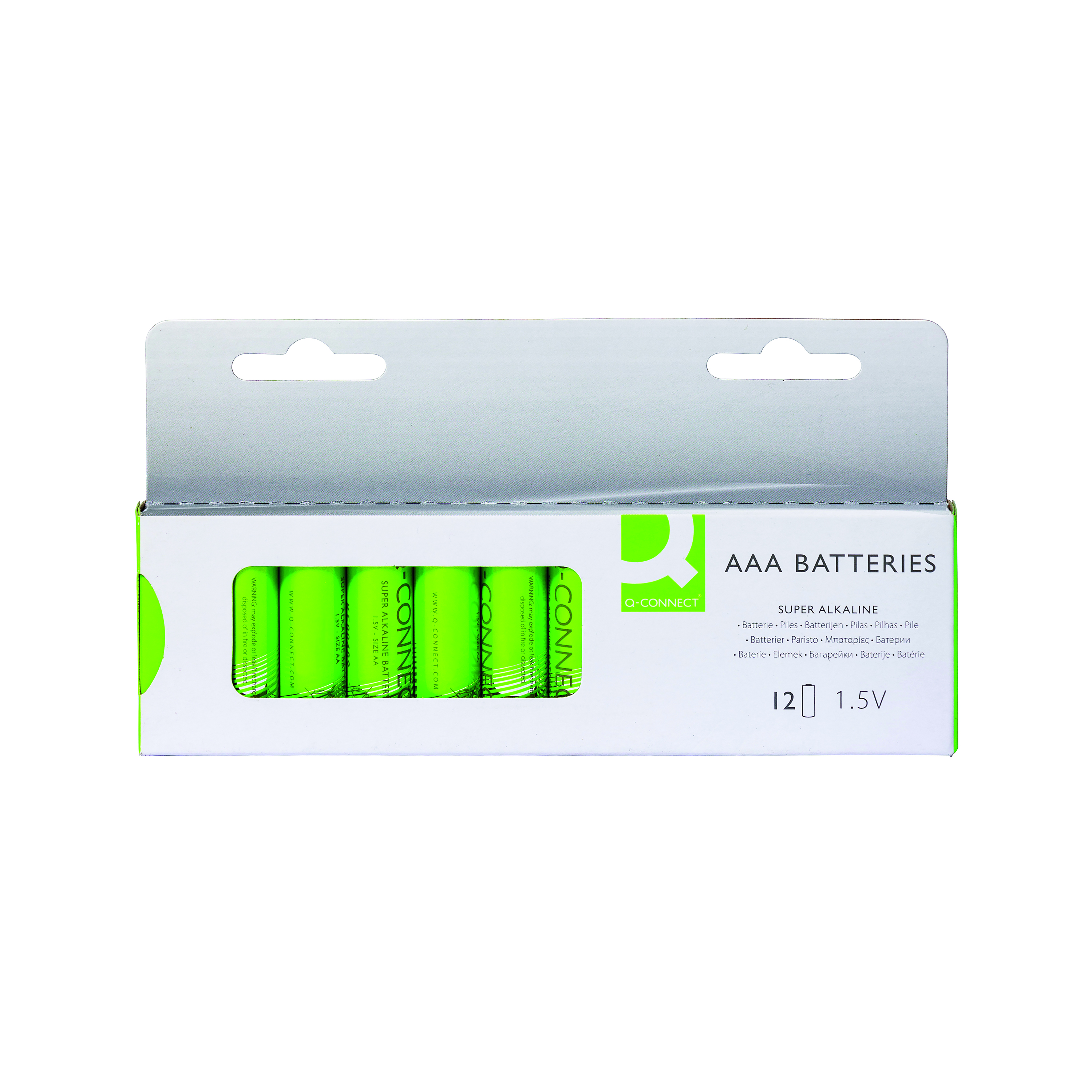 Q-Connect+AAA+Alkaline+Batteries+%28Pack+of+12%29+KF14342