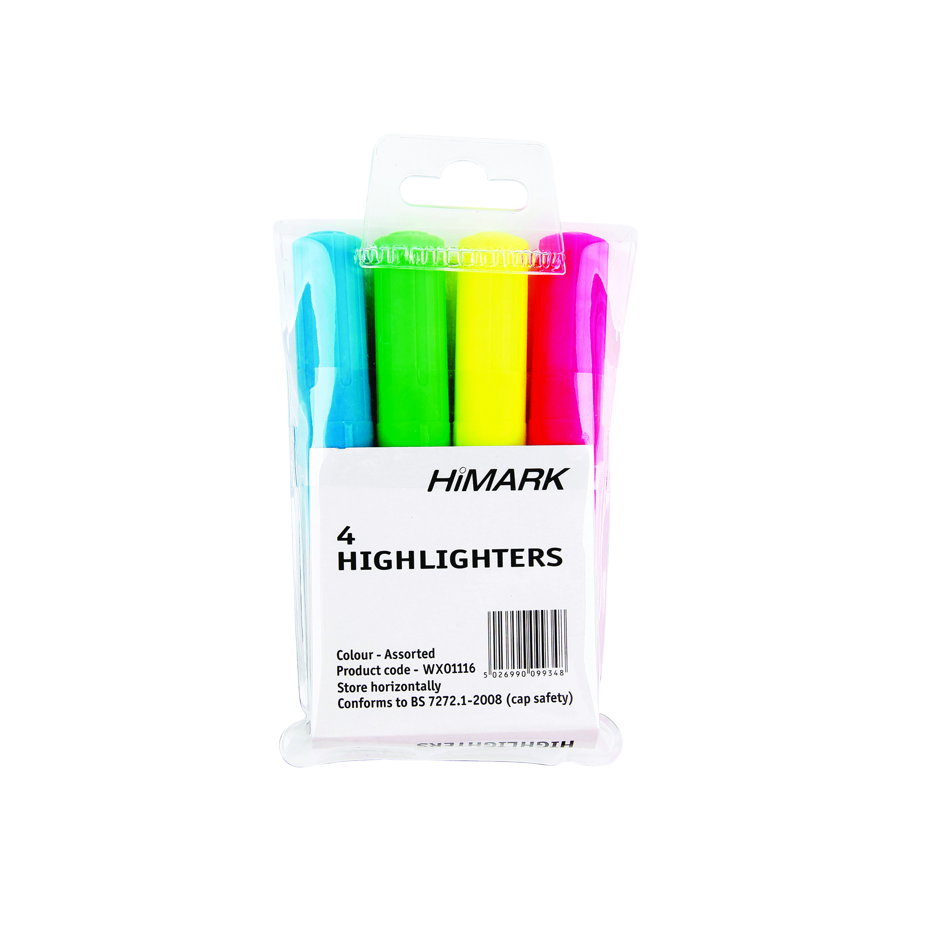 Valuex Flat Barrel Highlighter Pen Chisel Tip Mm Line Assorted
