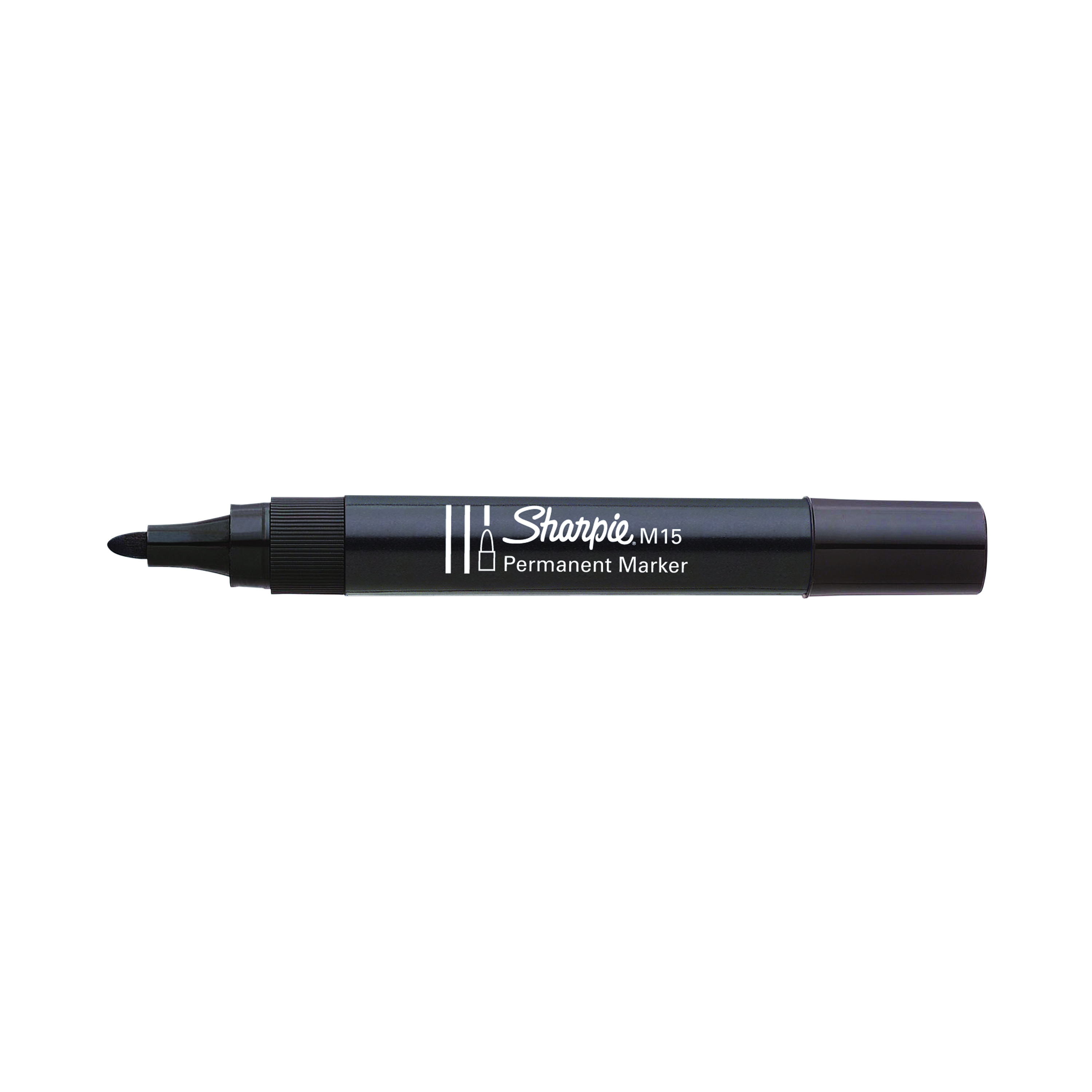 Sharpie+M15+Permanent+Marker+Bullet+Tip+Black+%28Pack+of+12%29+S0192582