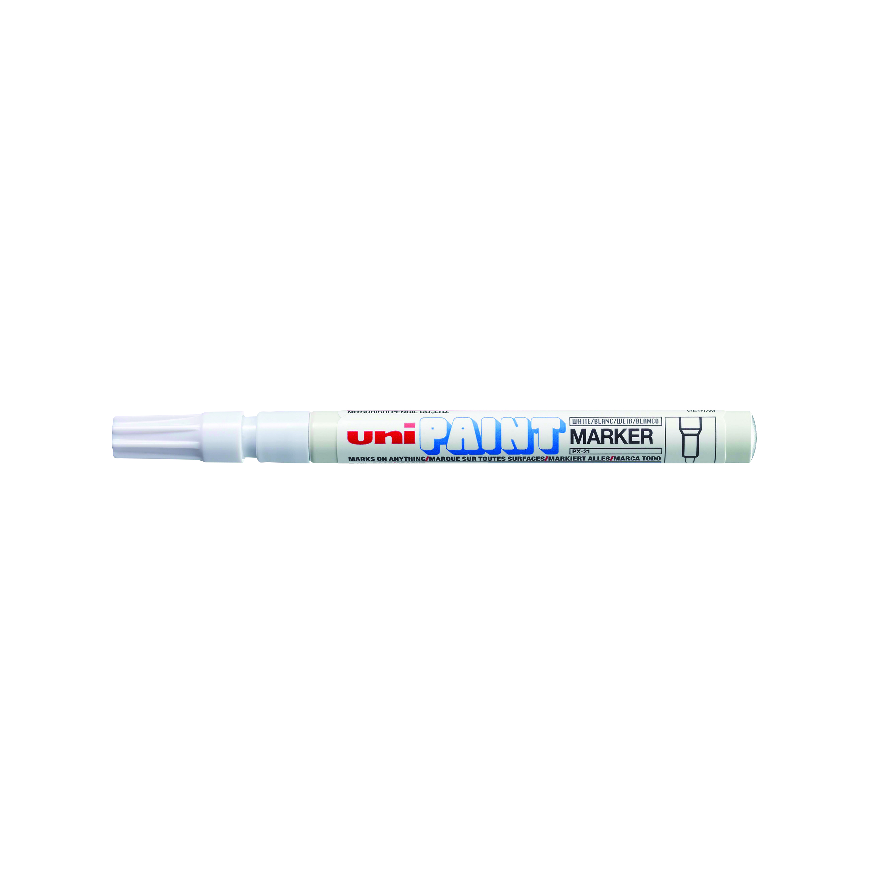 Uni-Ball+UniPAINT+PX21+Paint+Marker+Fine+White+%2812+Pack%29+124503000