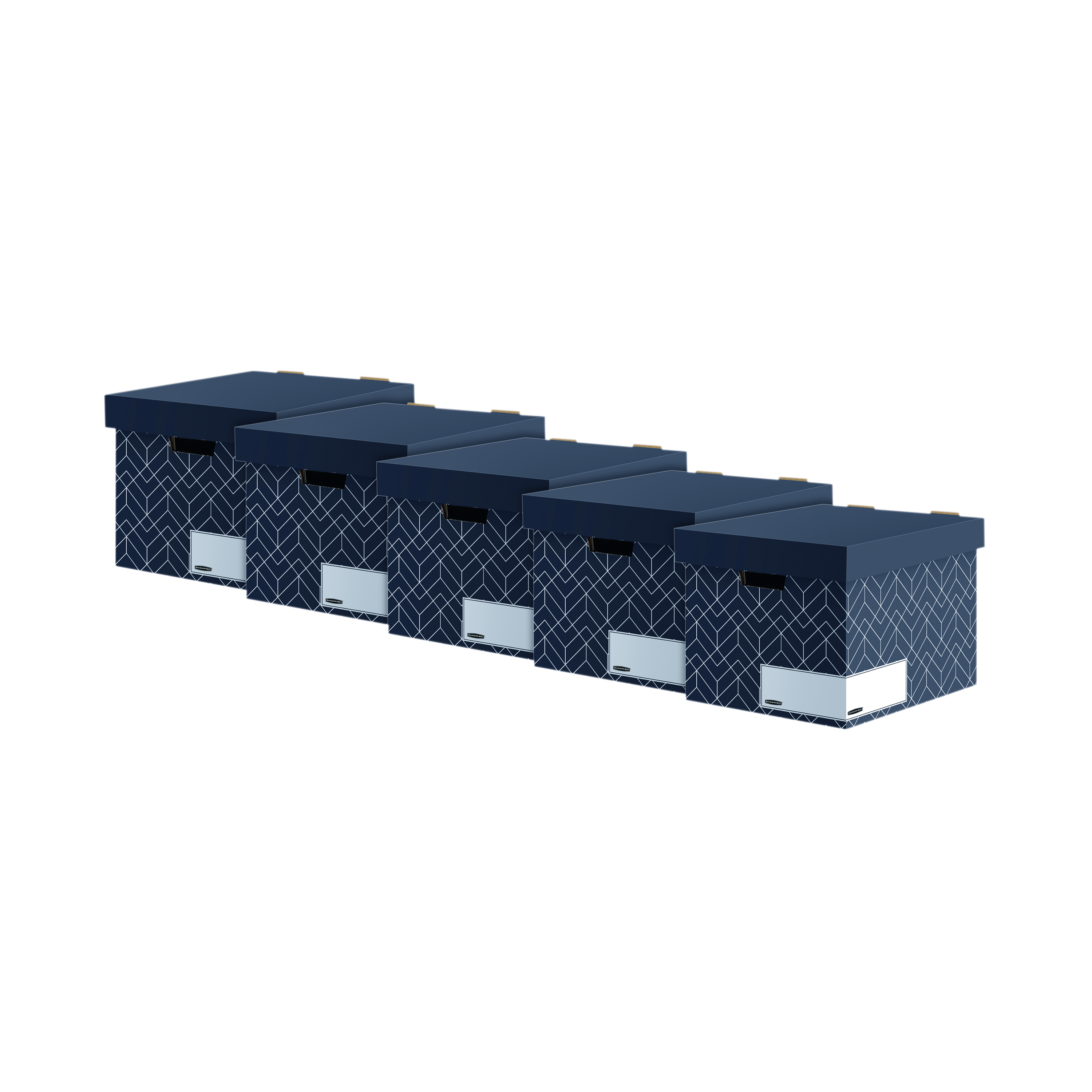 Bankers+Box+Decor+Storage+Box+Urban+Midnight+Blue+%28Pack+of+5%29+4482801