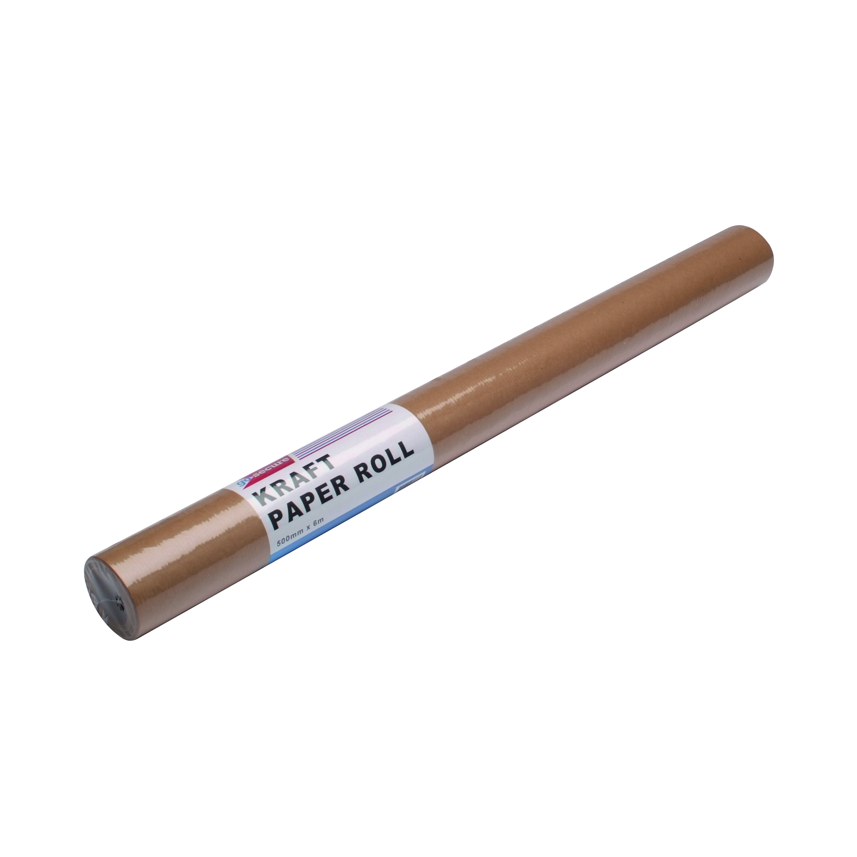GoSecure+Kraft+Paper+Roll+500mm+x+6m+%28Pack+of+25%29+PB02286
