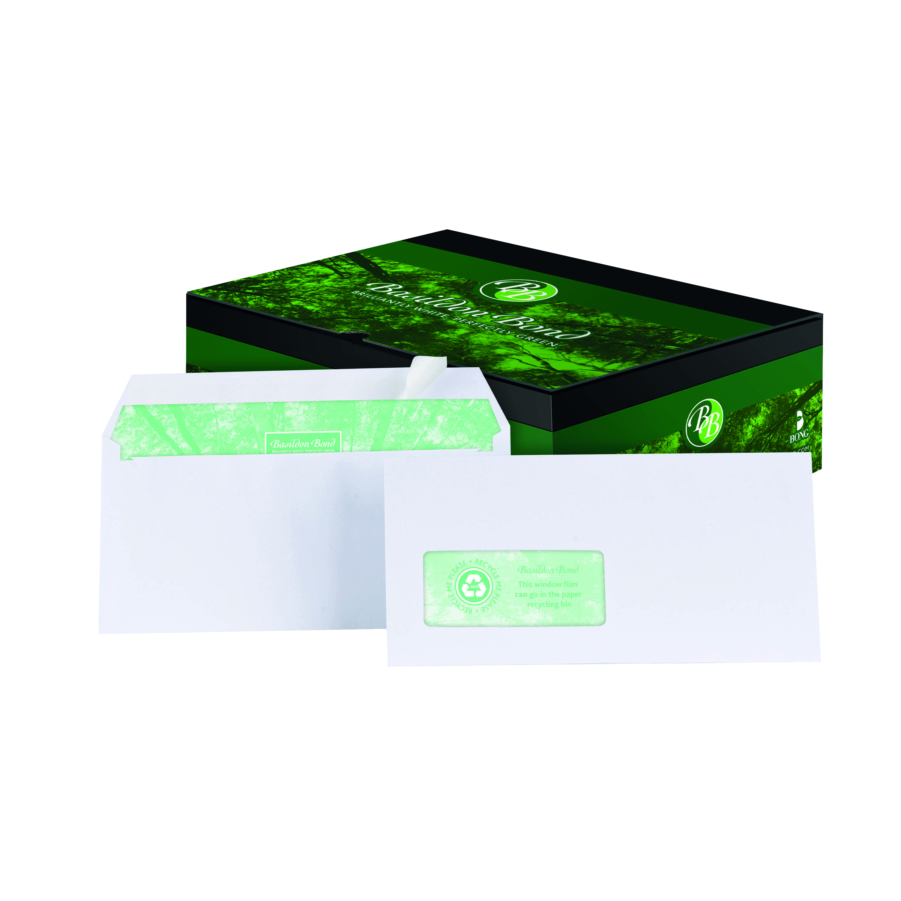 Basildon+Bond+DL+Wallet+Envelope+Window+White+%28Pack+of+500%29+A80117