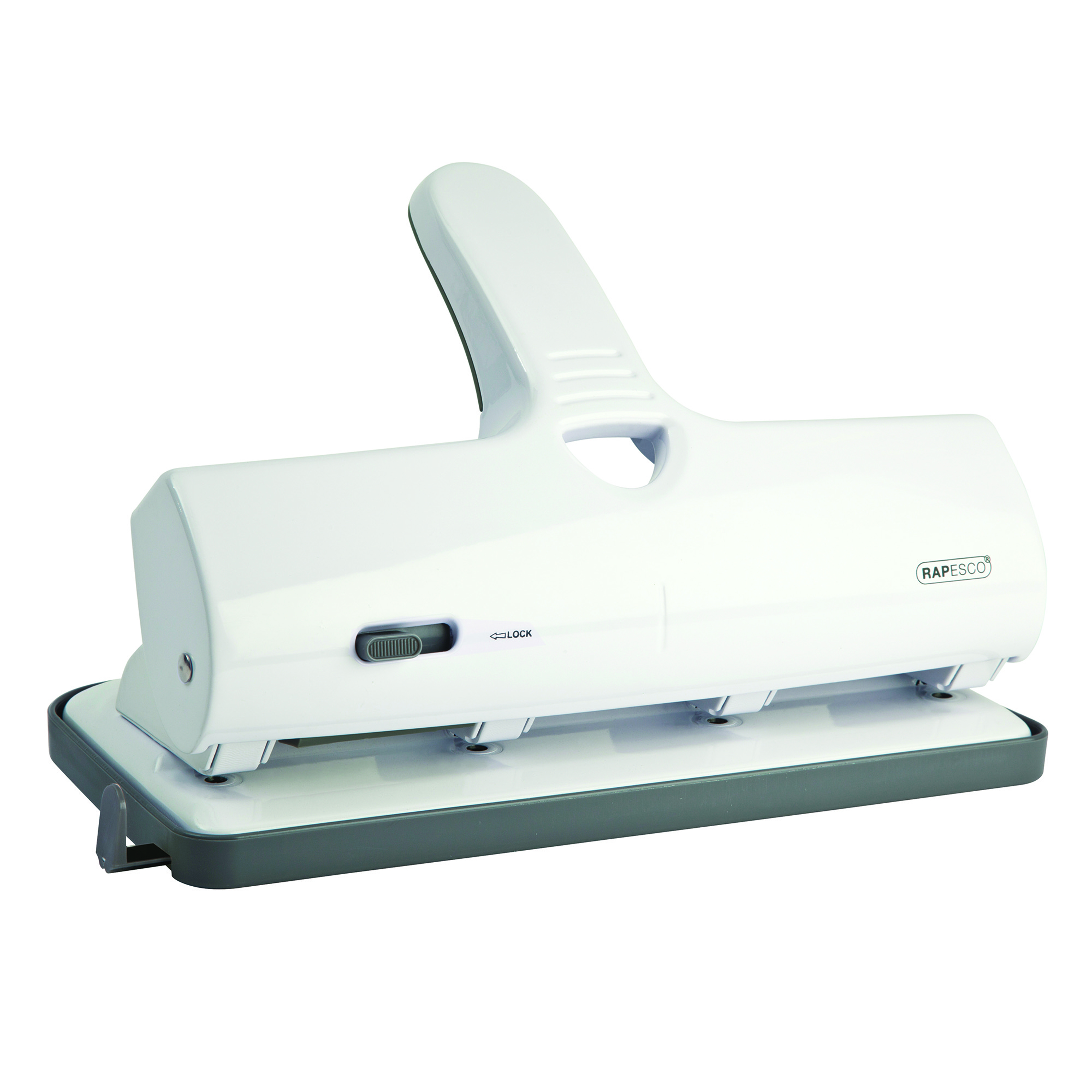 Rapesco+ALU+40+Heavy+Duty+4+Hole+Punch+White+1324