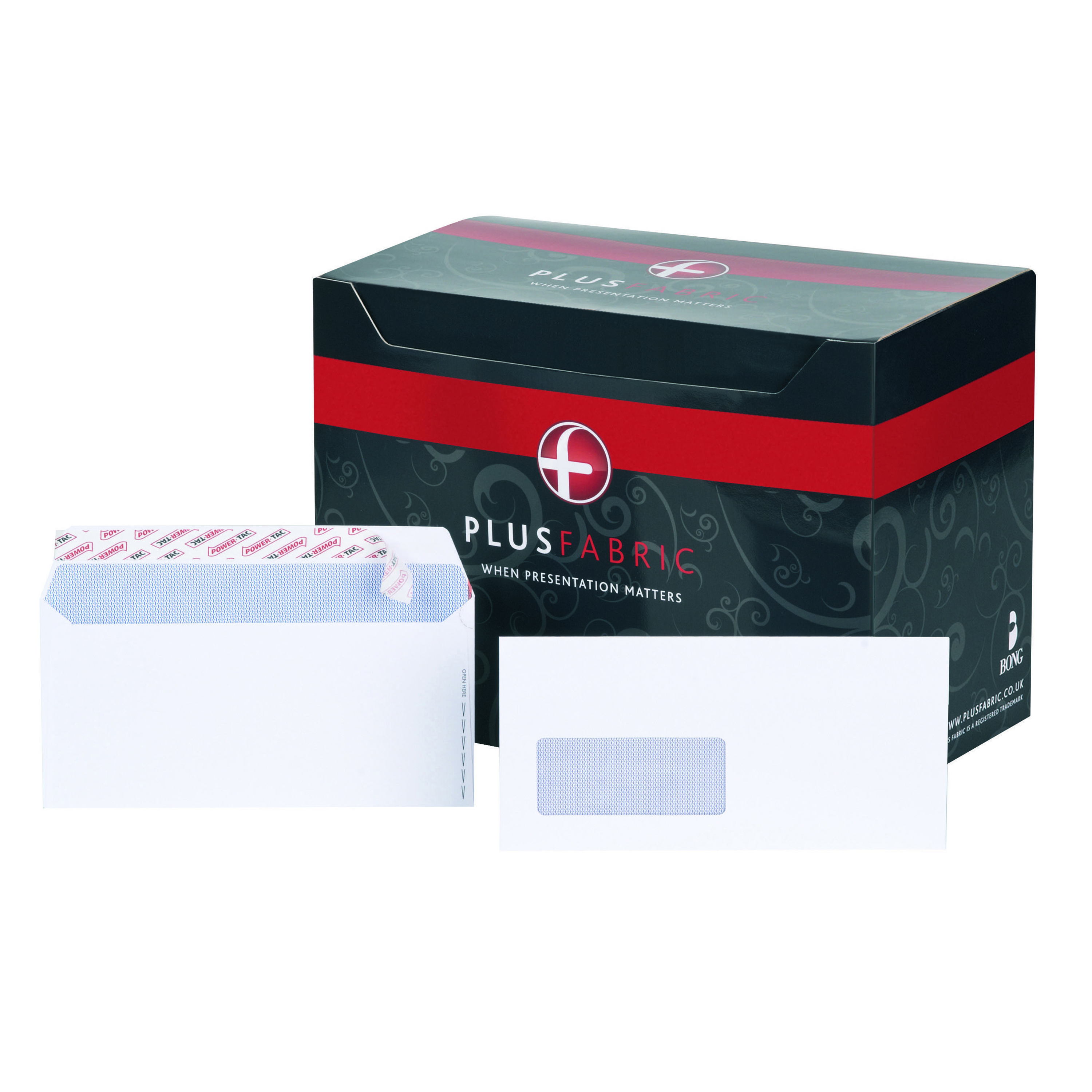 Plus+Fabric+DL+Envelopes+Window+Wallet+Peel+and+Seal+120gsm+White+%28Pack+of+500%29+B22170