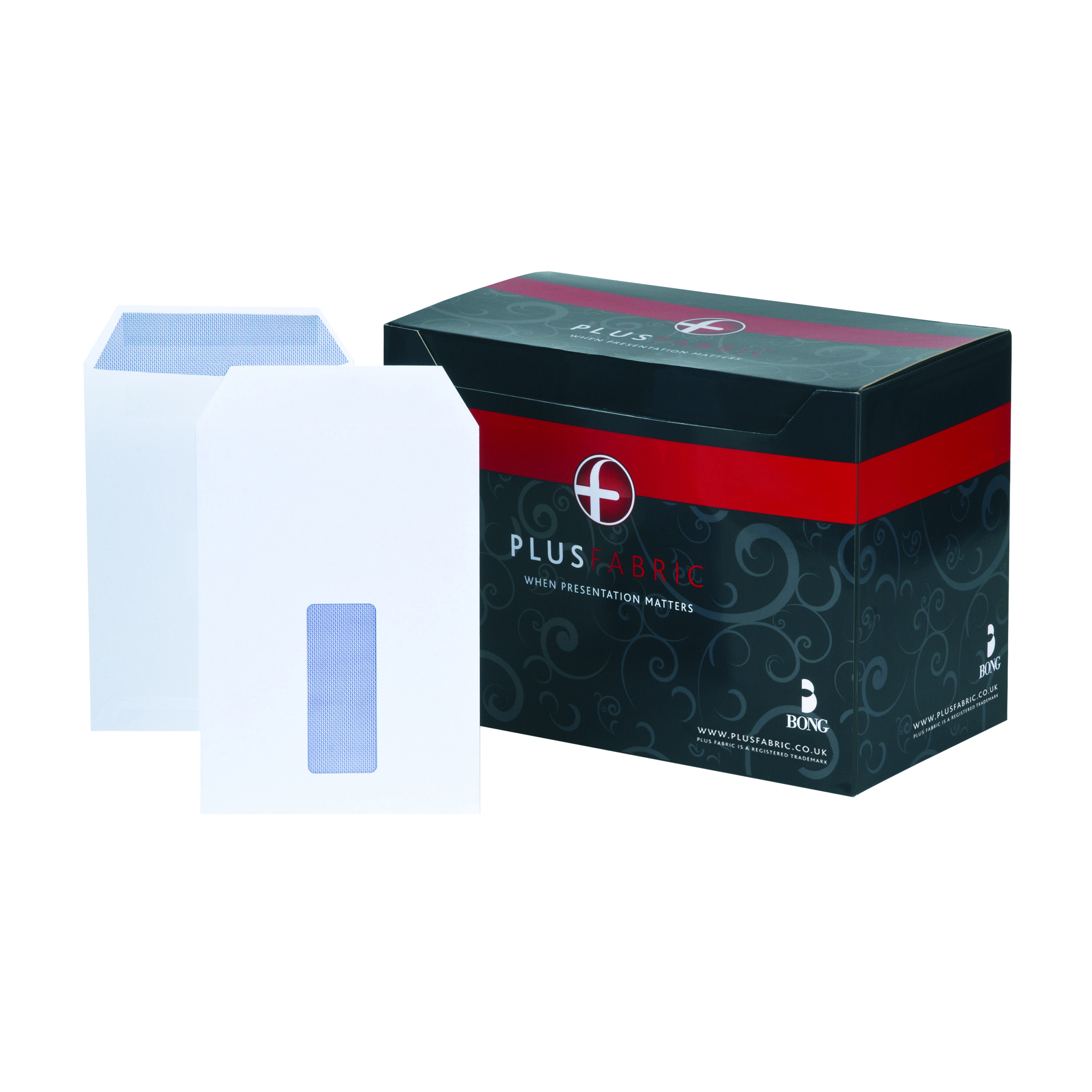 Plus+Fabric+C5+Envelopes+Window+Self+Seal+120gsm+White+%28Pack+of+500%29+C26870