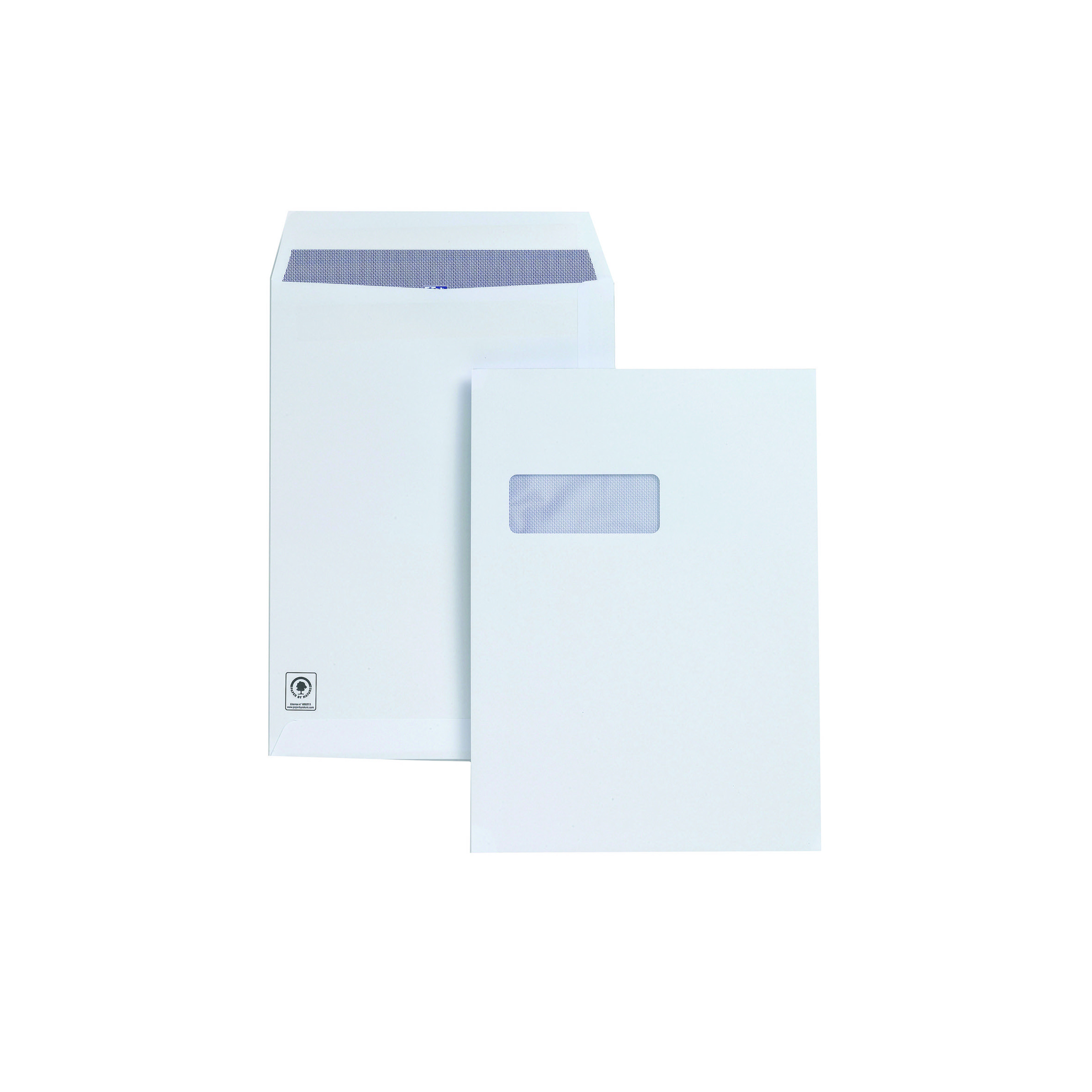 Plus+Fabric+C4+Envelope+Pocket+Window+Self+and+Seal+120gsm+White+%28Pack+of+250%29+H27070