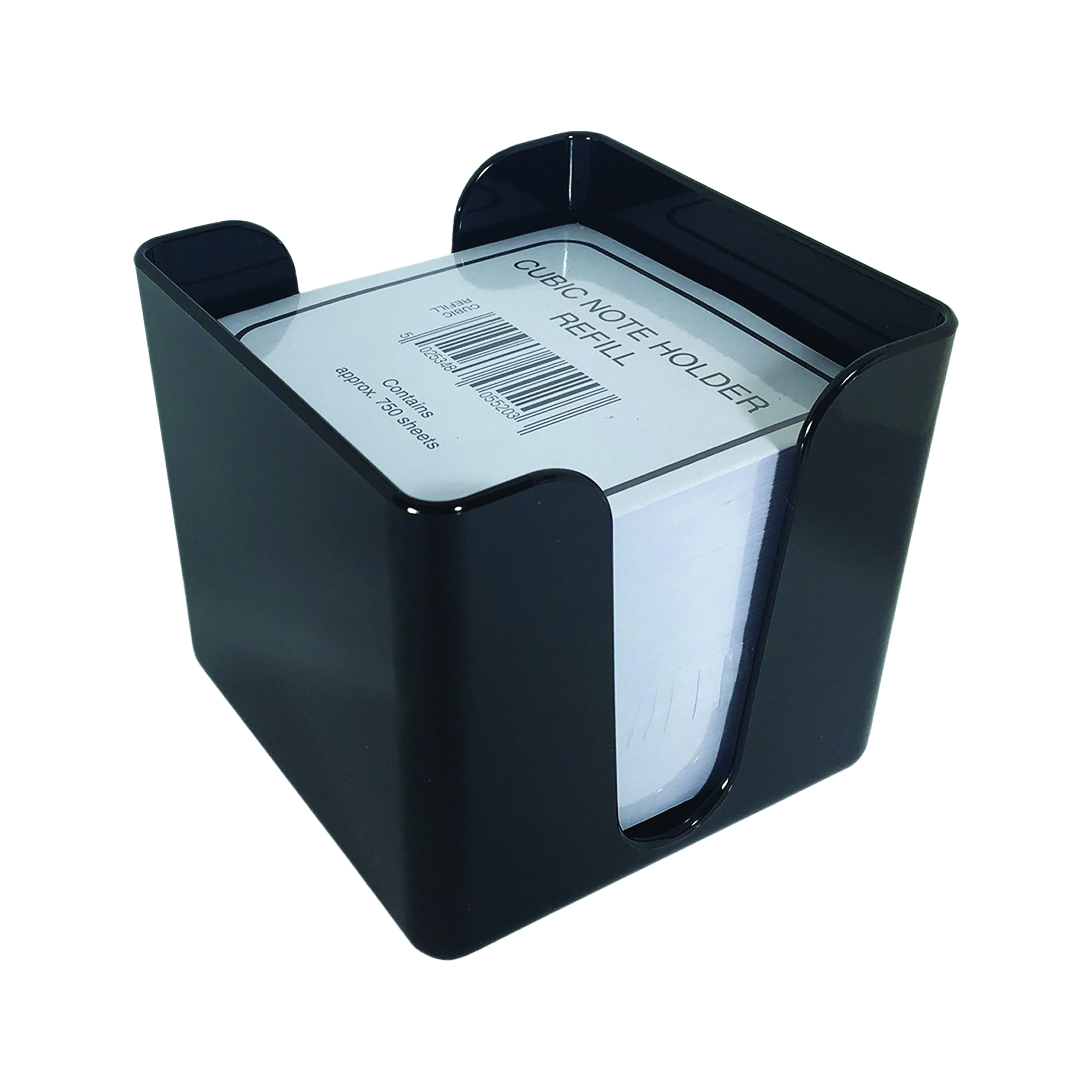 5+Star+Memo+Cube+Notepad+Holder+Black+FS677666