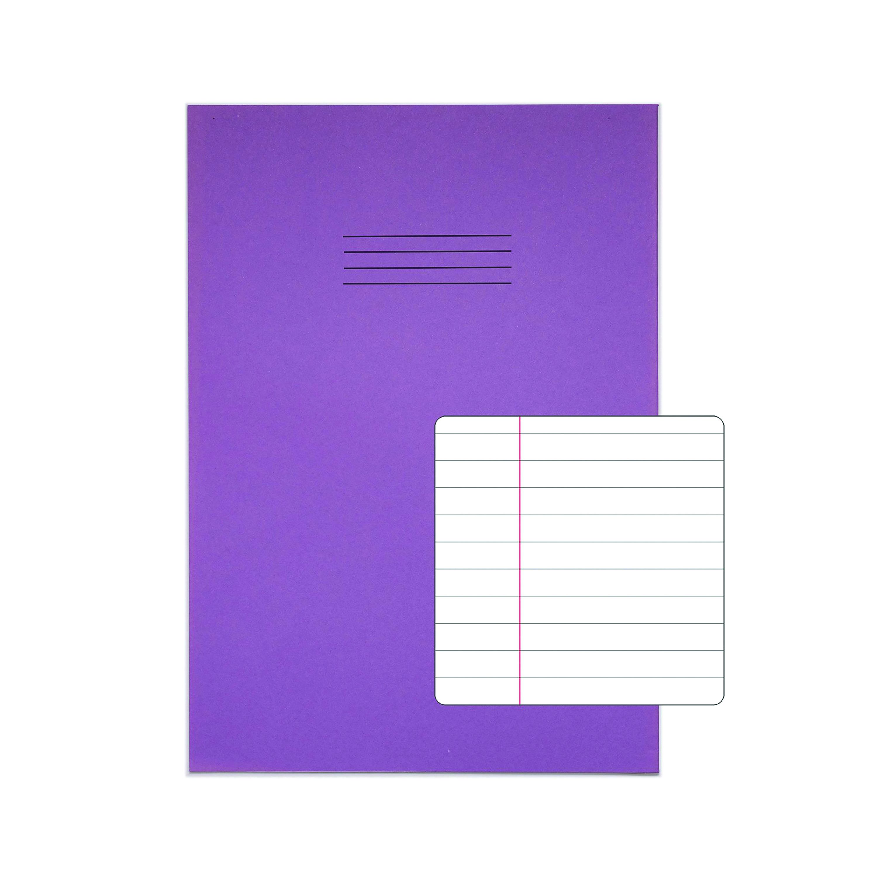 Rhino+Exercise+Book+80+Page+F8M+A4%2B+Purple+%28Pack+of+50%29+VDU080-214-4