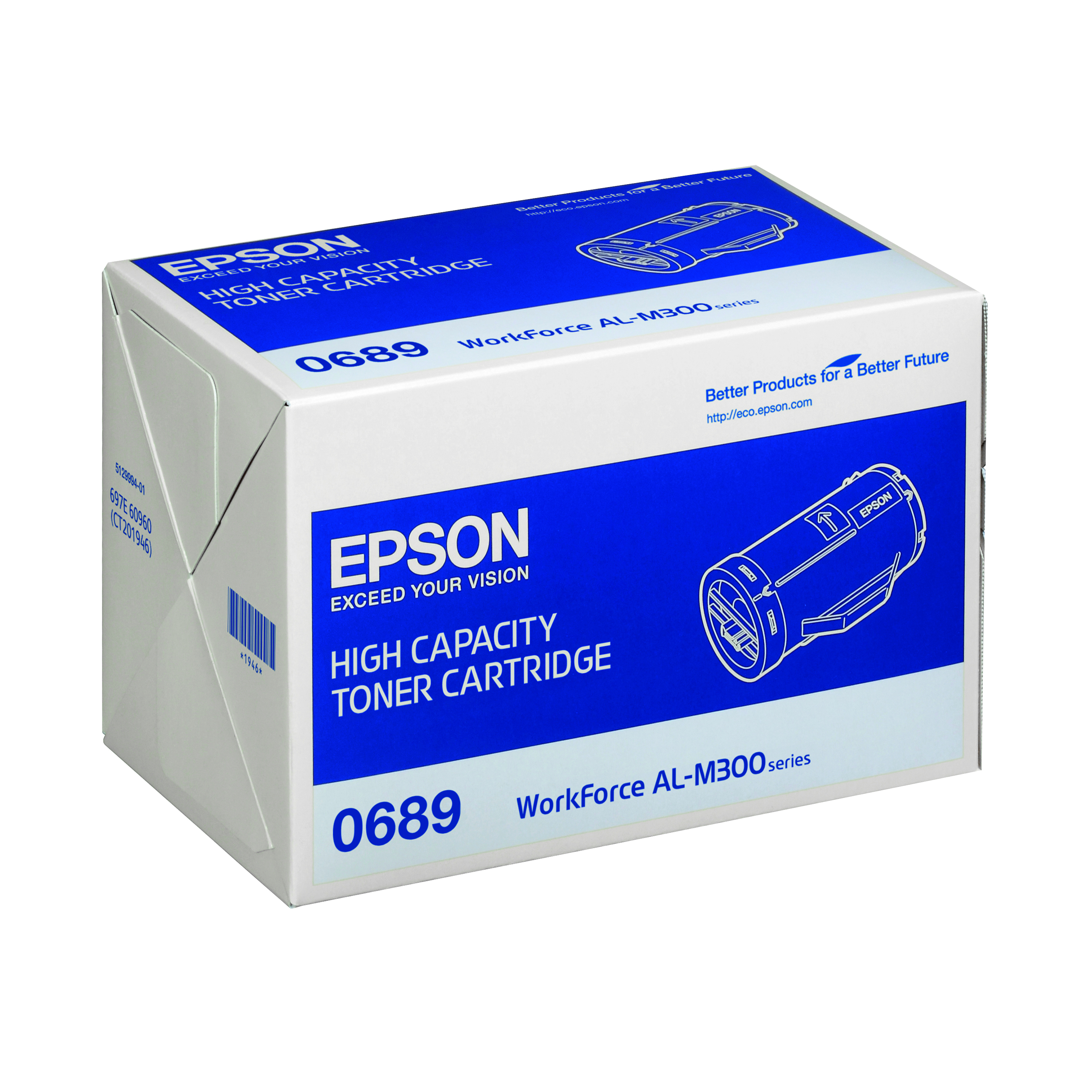 Epson+689+Toner+Cartridge+High+Yield+Black+C13S050689