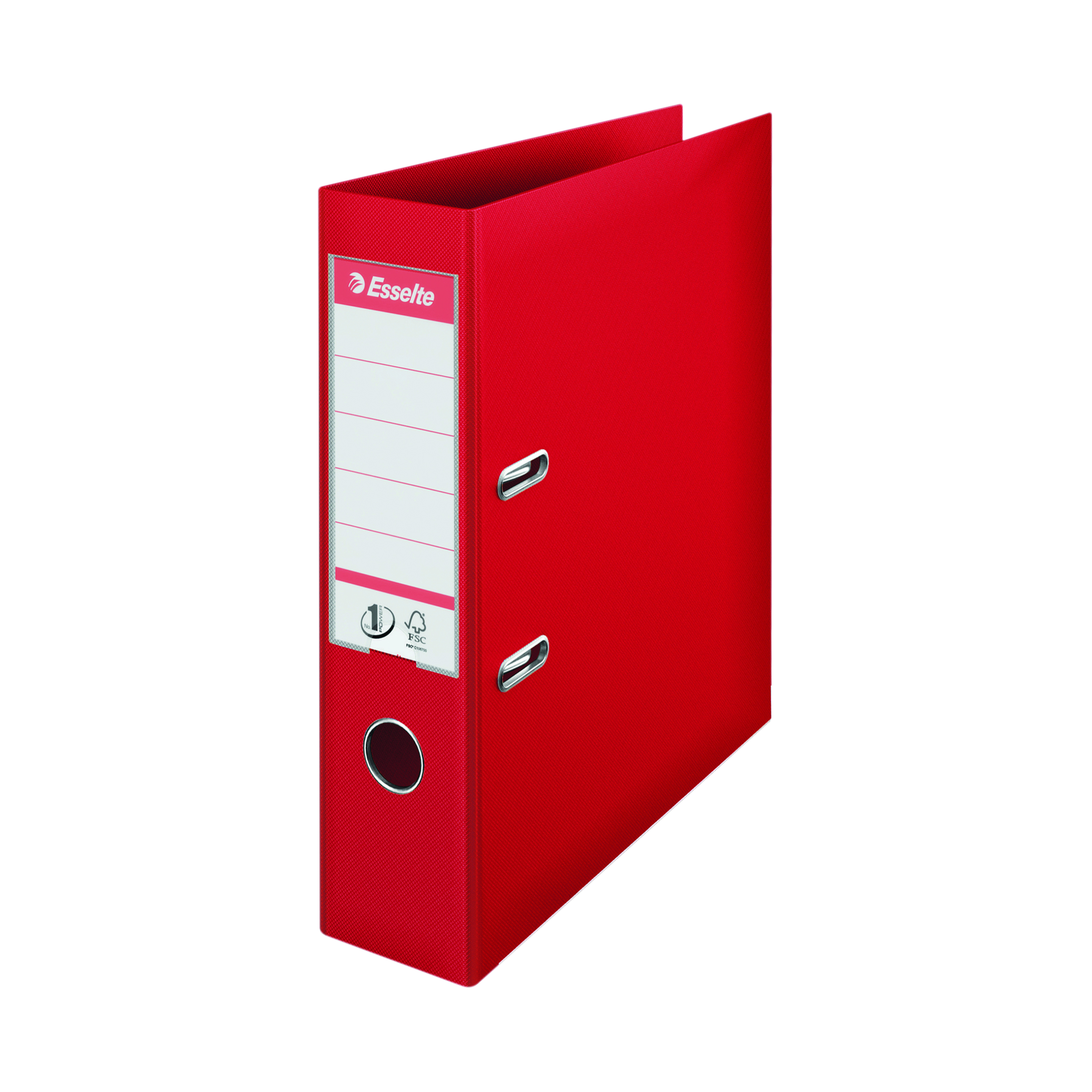 Esselte+No+1+Lever+Arch+File+Slotted+75mm+A4+Red+%28Pack+of+10%29+811330