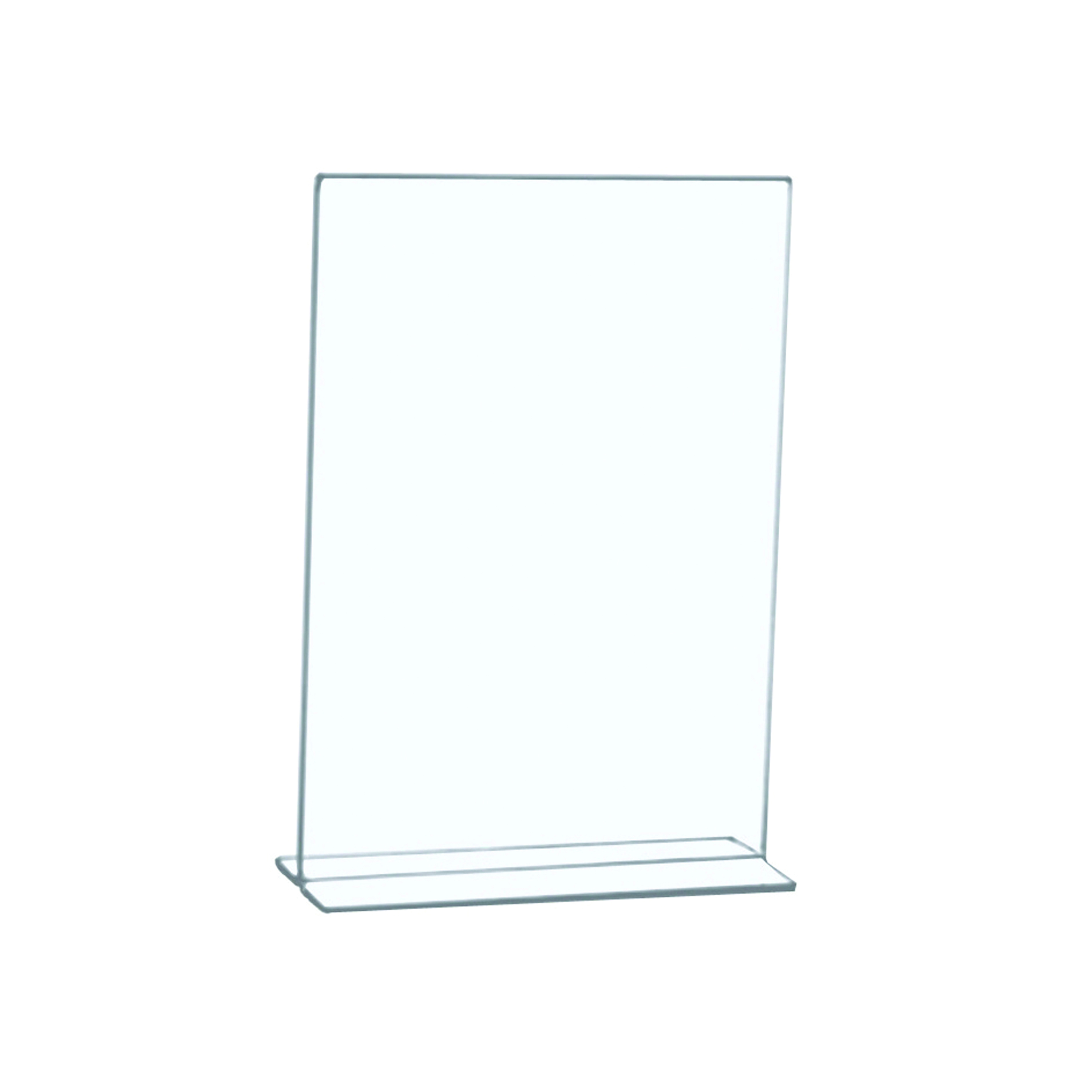 5+Star+Sign+Holder+Portrait+Stand+Up+A4+Clear+938543