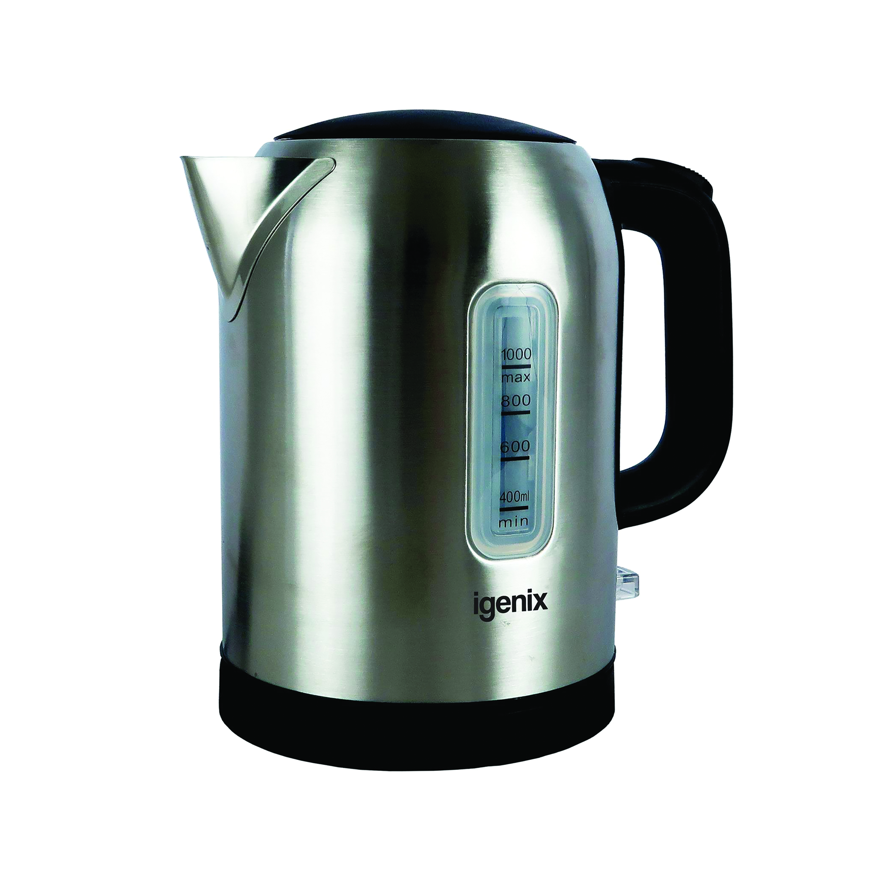 Igenix+1+Litre+Jug+Kettle+Cordless+Stainless+Steel+IGK01022SS