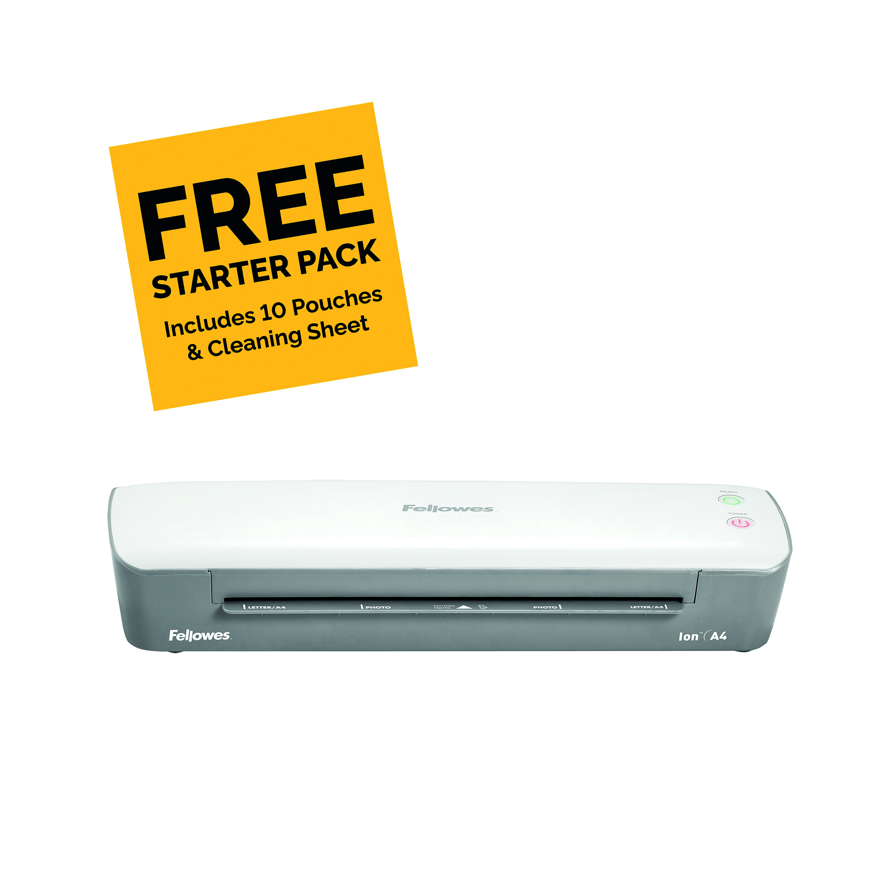 Fellowes+Ion+Laminator+A4+White%2FGrey+4560401