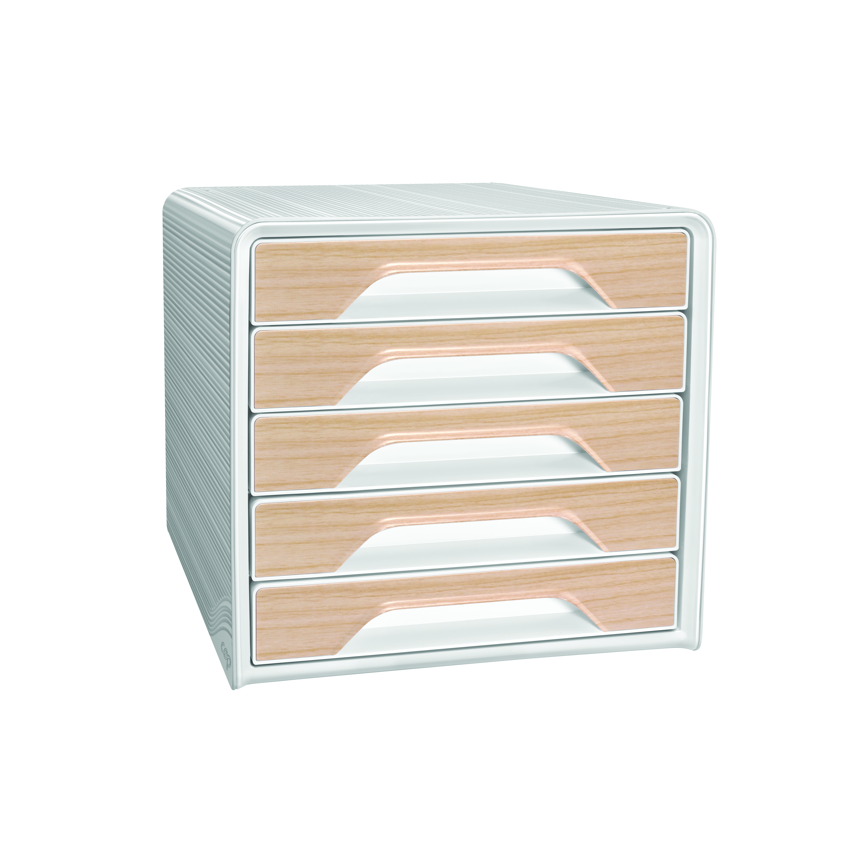 CEP+Silva+Smoove+5+Drawer+Module+White%2FBeech+1071111021