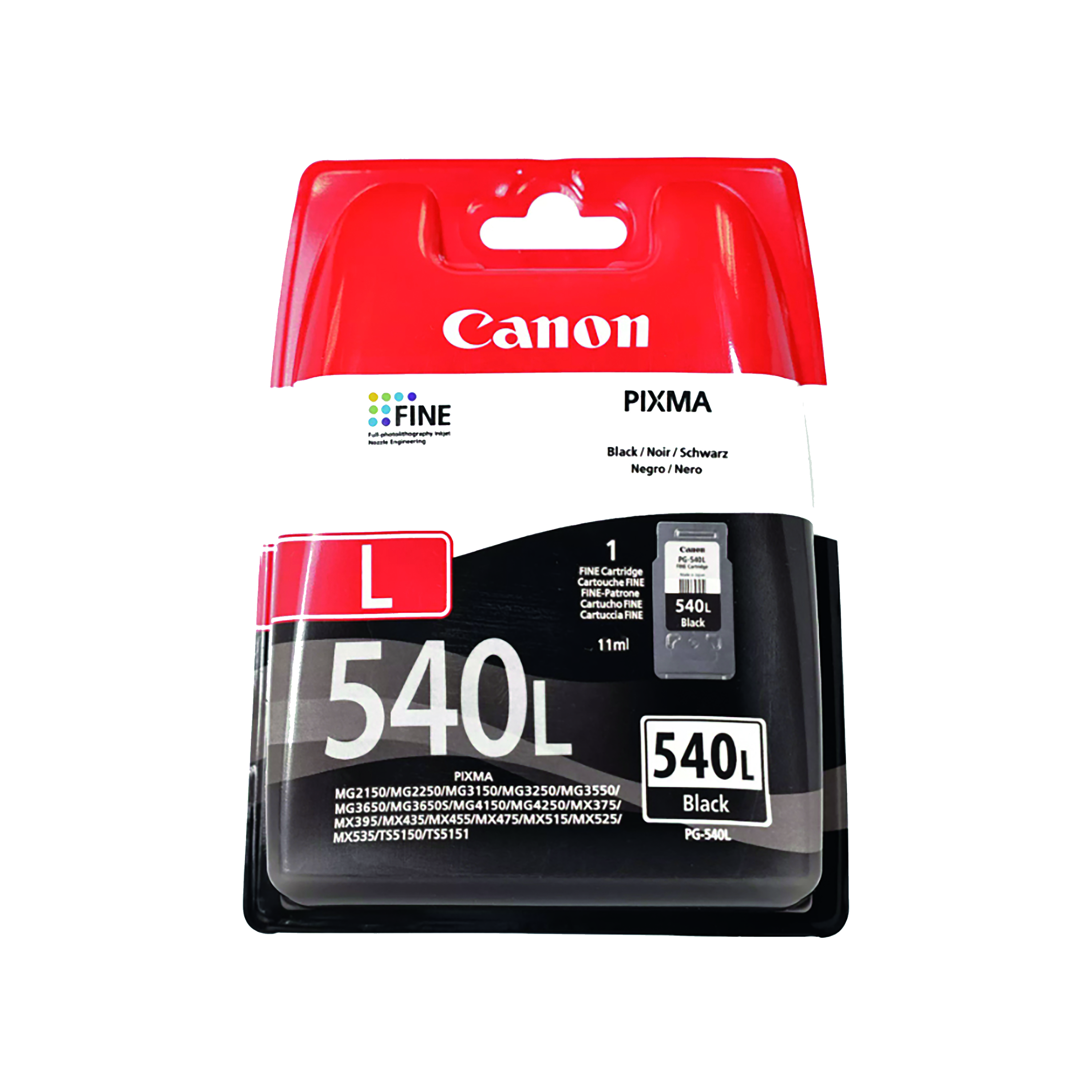 Canon+PG-540L+Ink+Cartridge+Black+5224B001